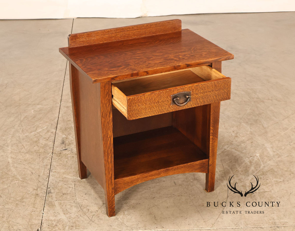 Stickley Harvey Ellis Collection Mission Oak Open Nightstand