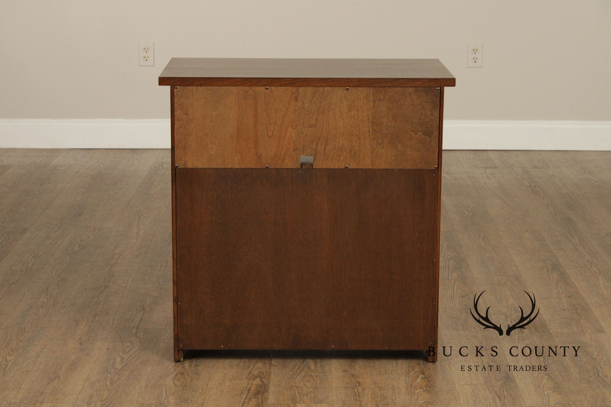 Stickley Mission Collection Oak Two-Drawer Media Console
