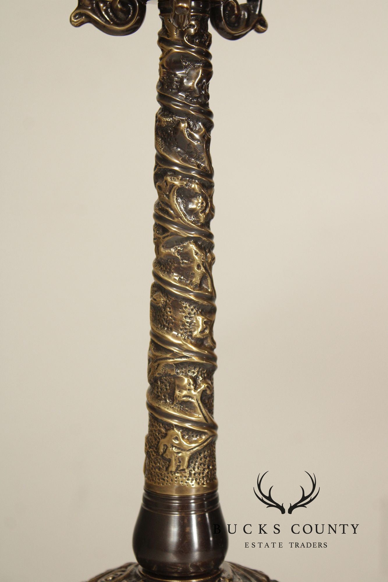 Frederick Cooper Rococo Style Brass Table Lamp