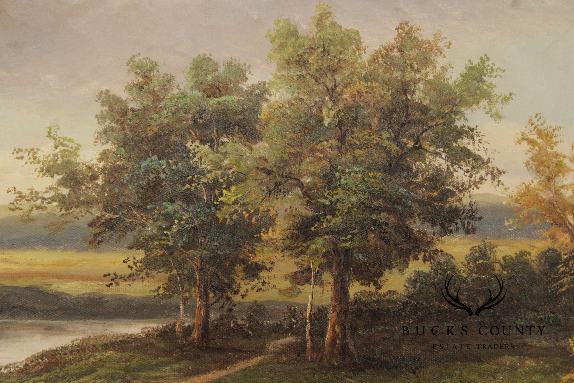 Artist Signed Continental School Landscape Painting