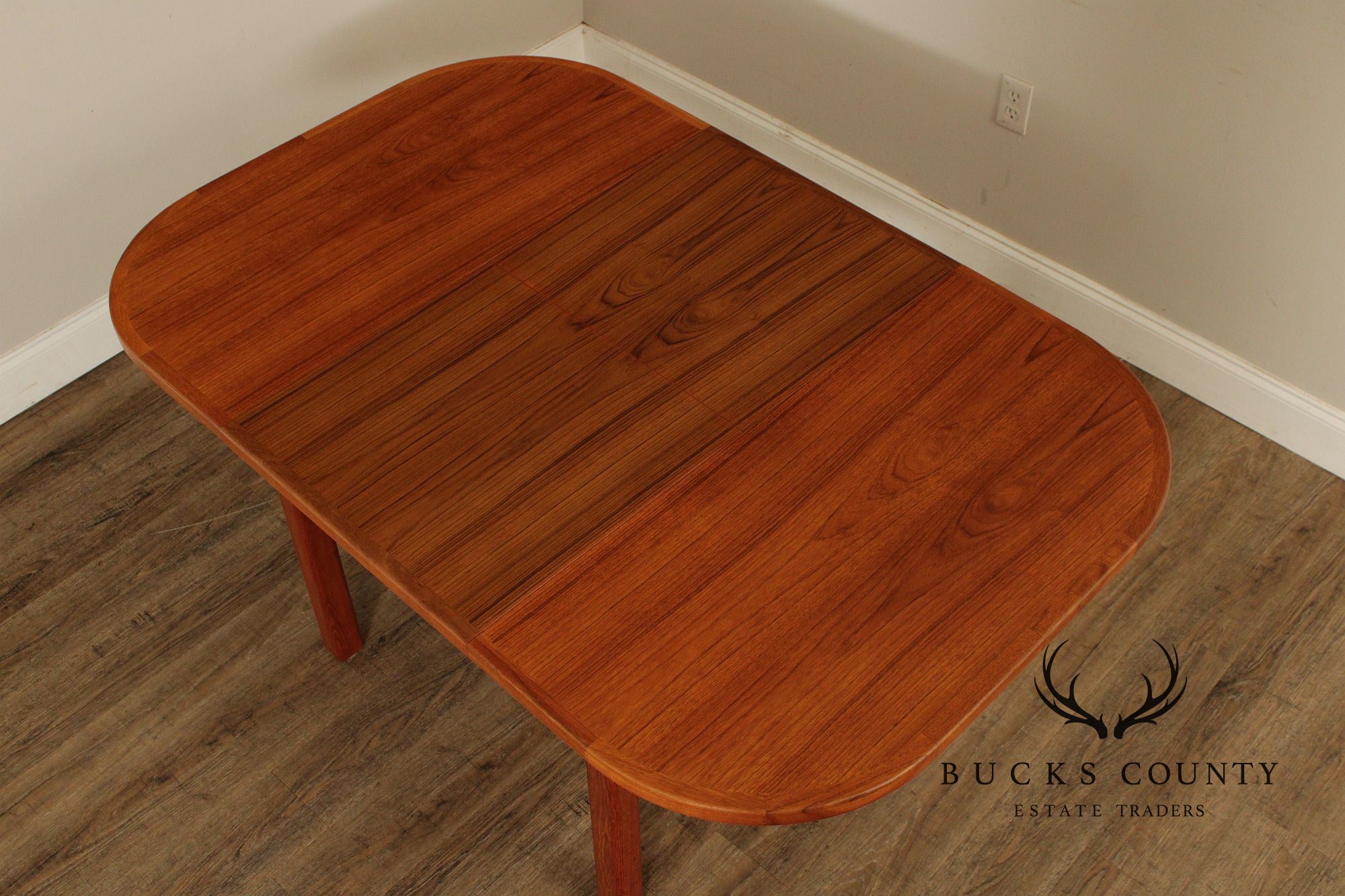 Danish Modern Style Teak Expandable Dining Table