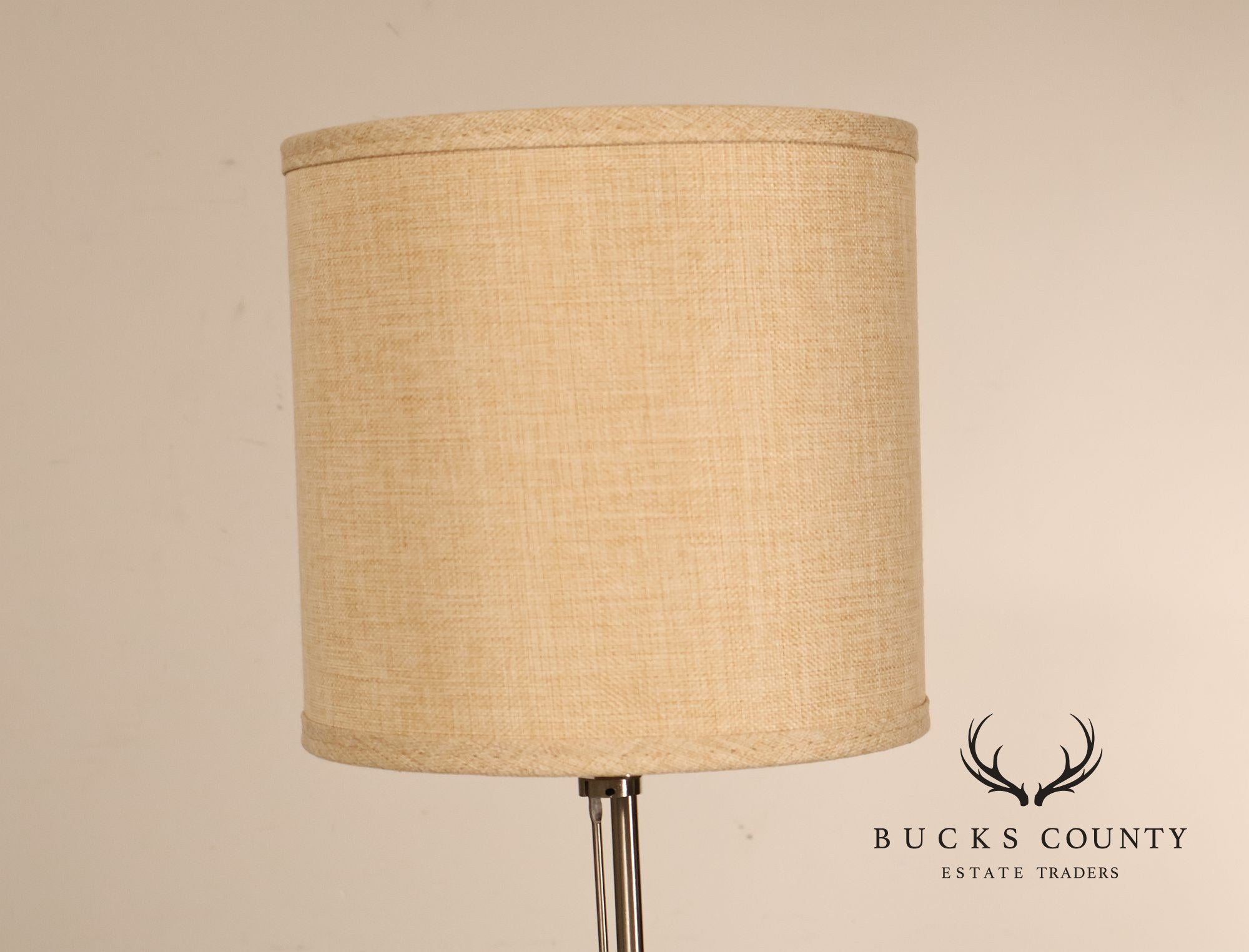 Contemporary Nickel Cantilever Table Lamp