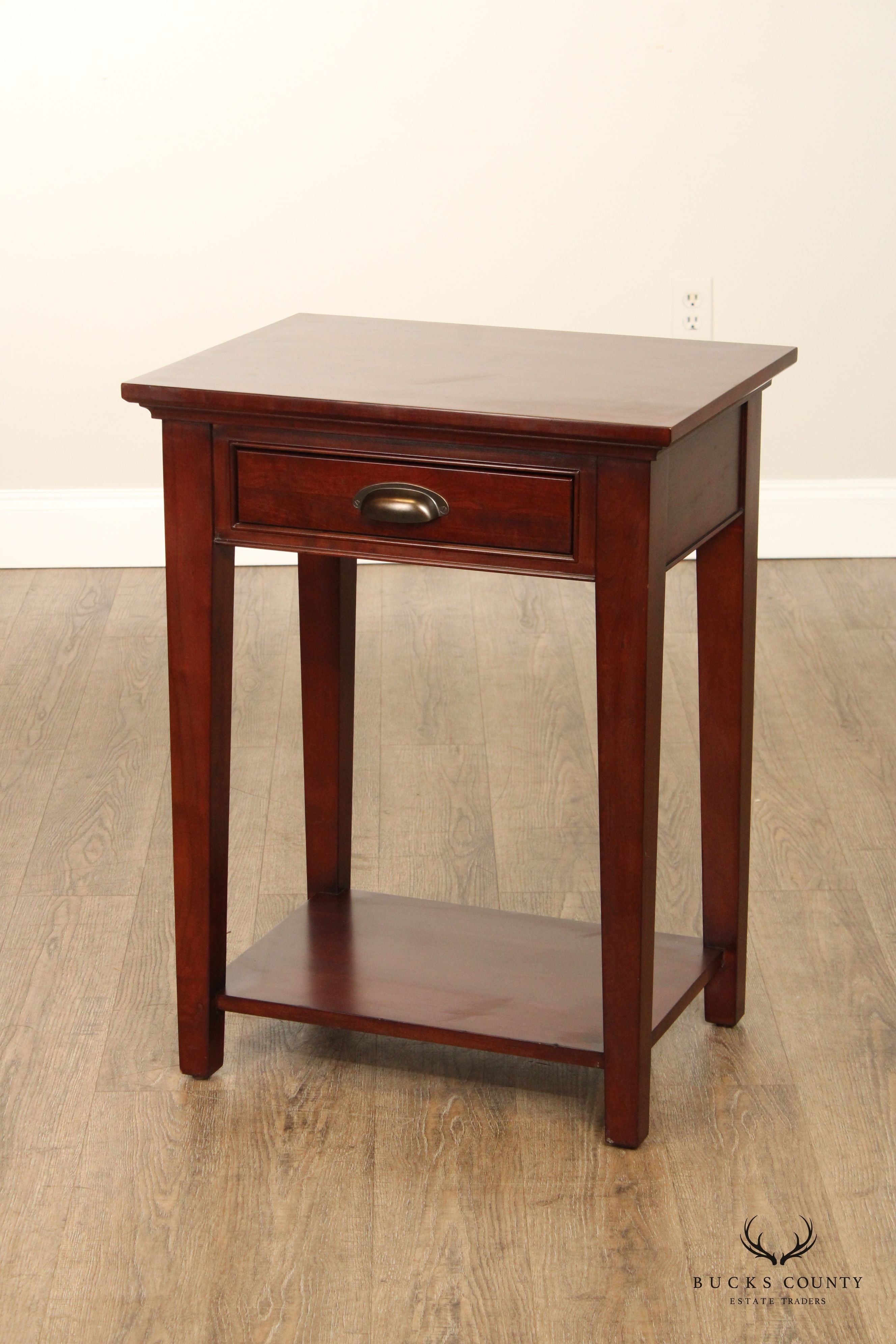 Restoration Hardware Pair of Cherry 'Marston' Nightstands