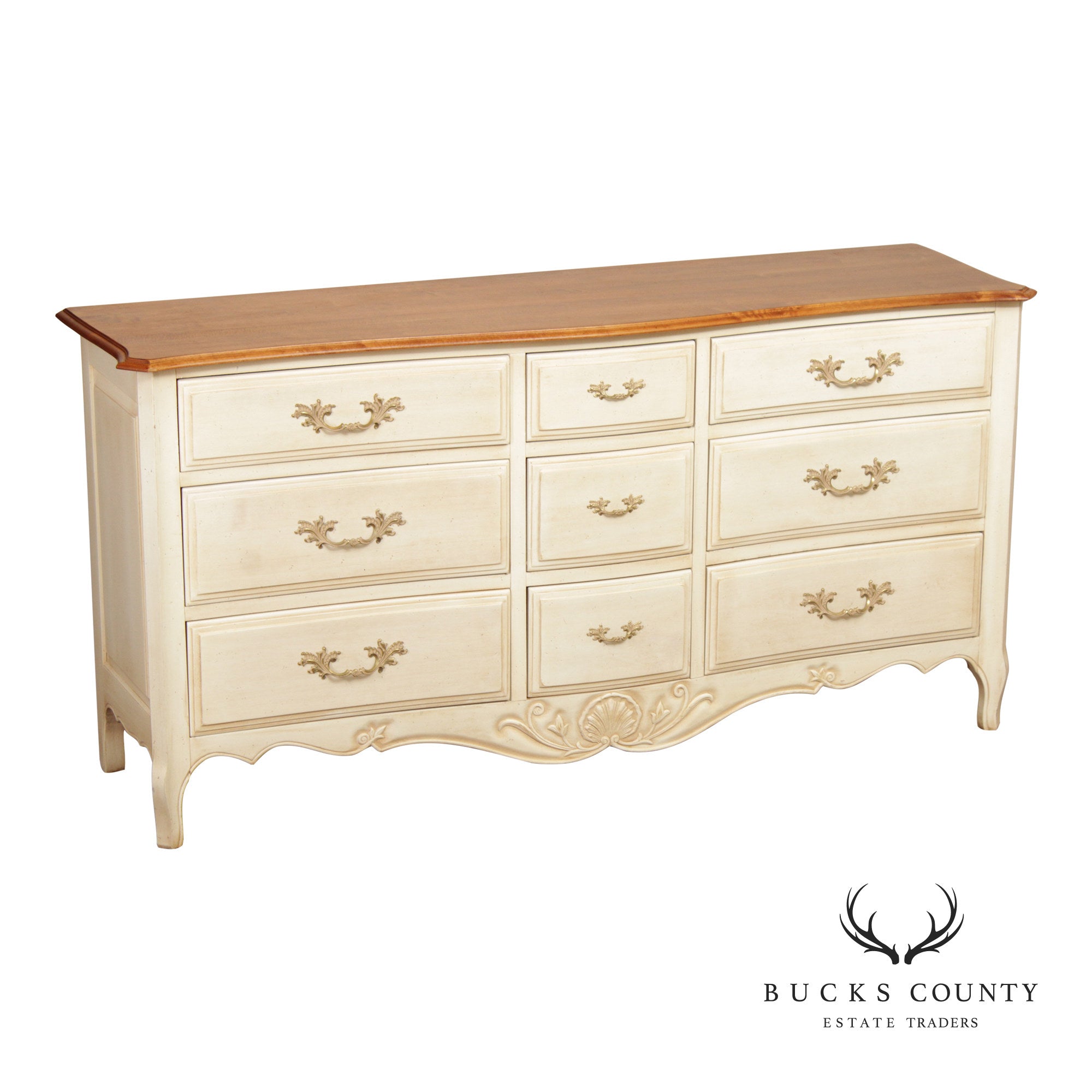 Ethan Allen French Country Style Painted Dresser