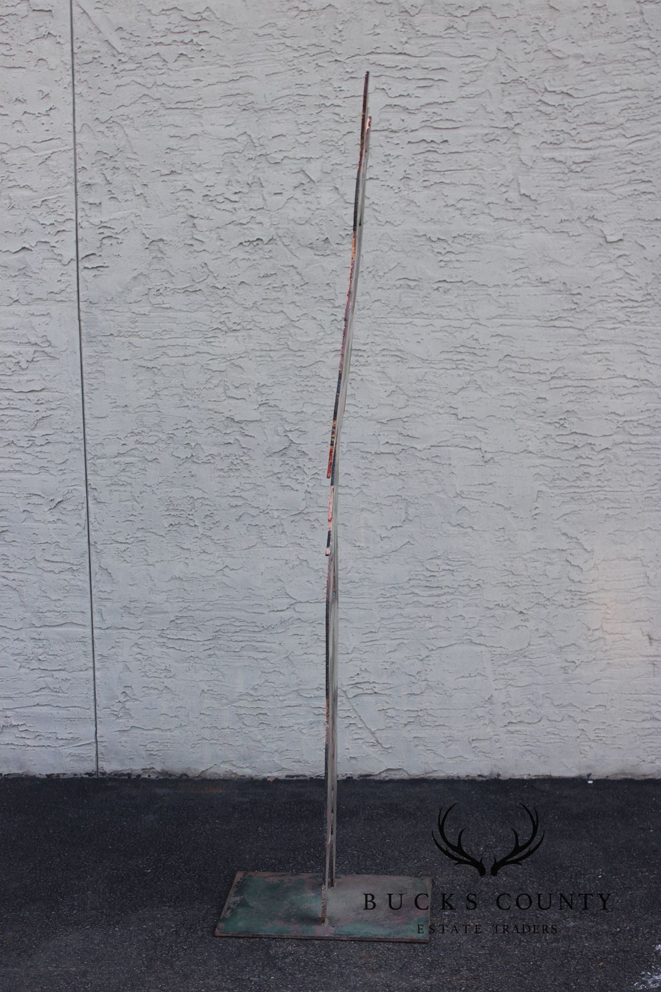 Raymond Rocklin Painted Metal Abstract Sculpture