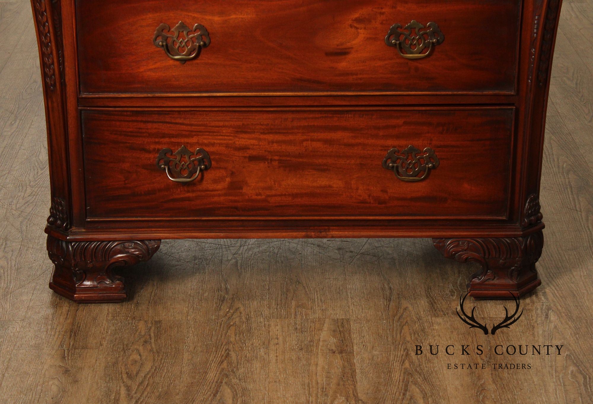 Georgian Style Mahogany Tall Chest