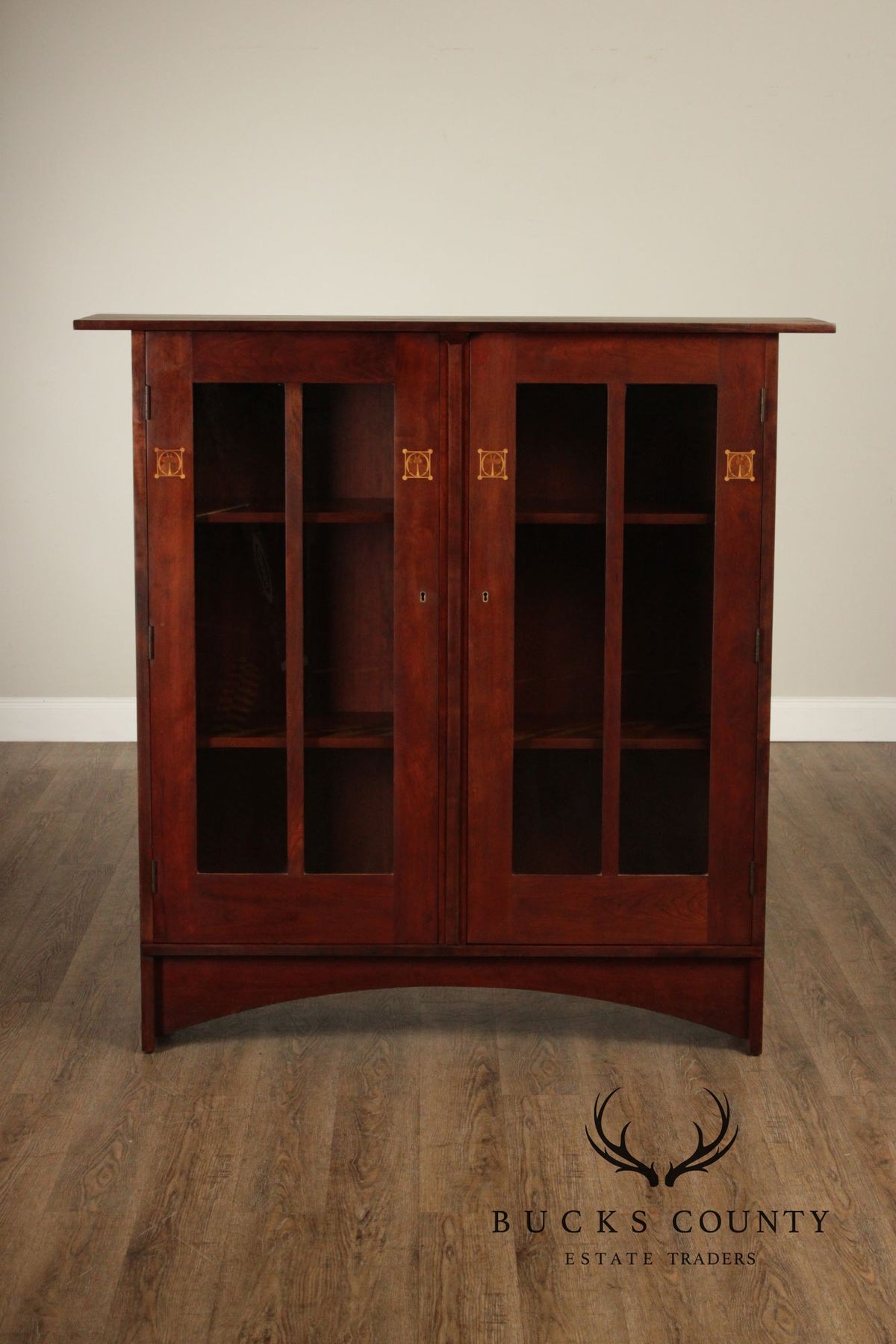 Stickley Mission Collection Cherry Harvey Ellis Bookcase