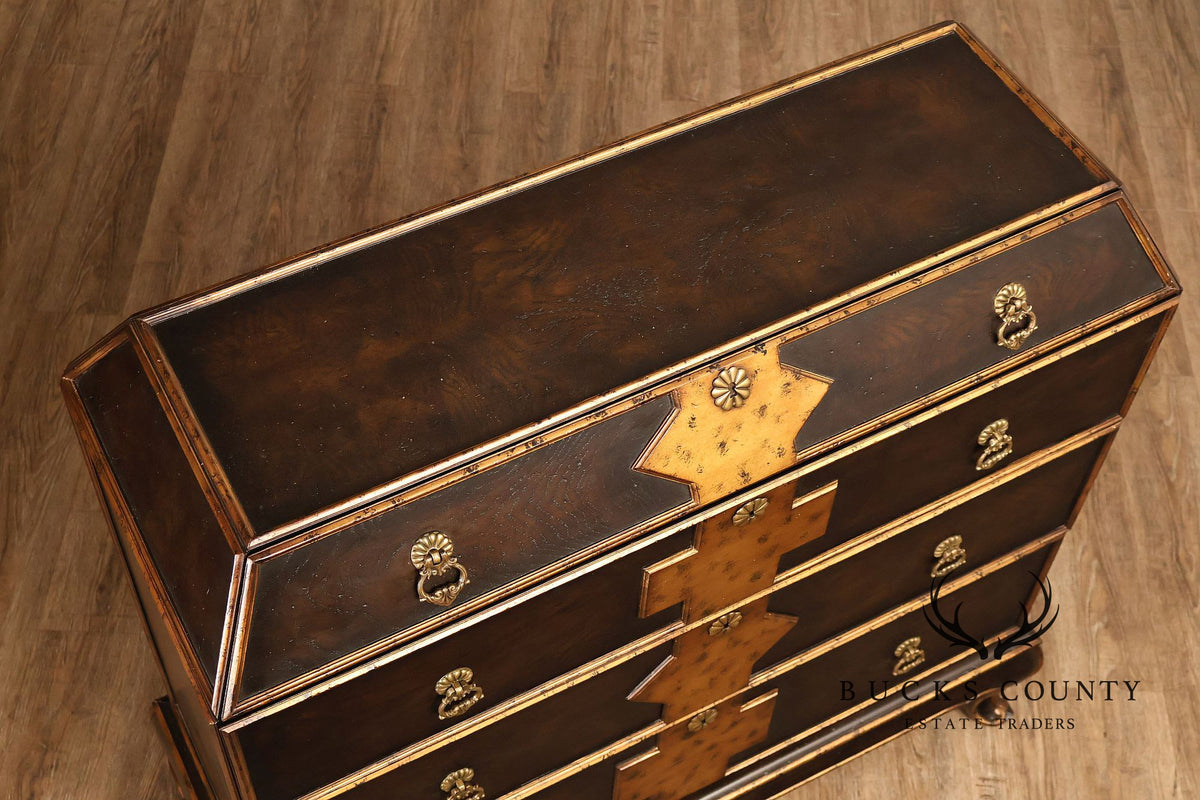 John-Richard European Crossroads Asian Chinoiserie Four-Drawer Chest