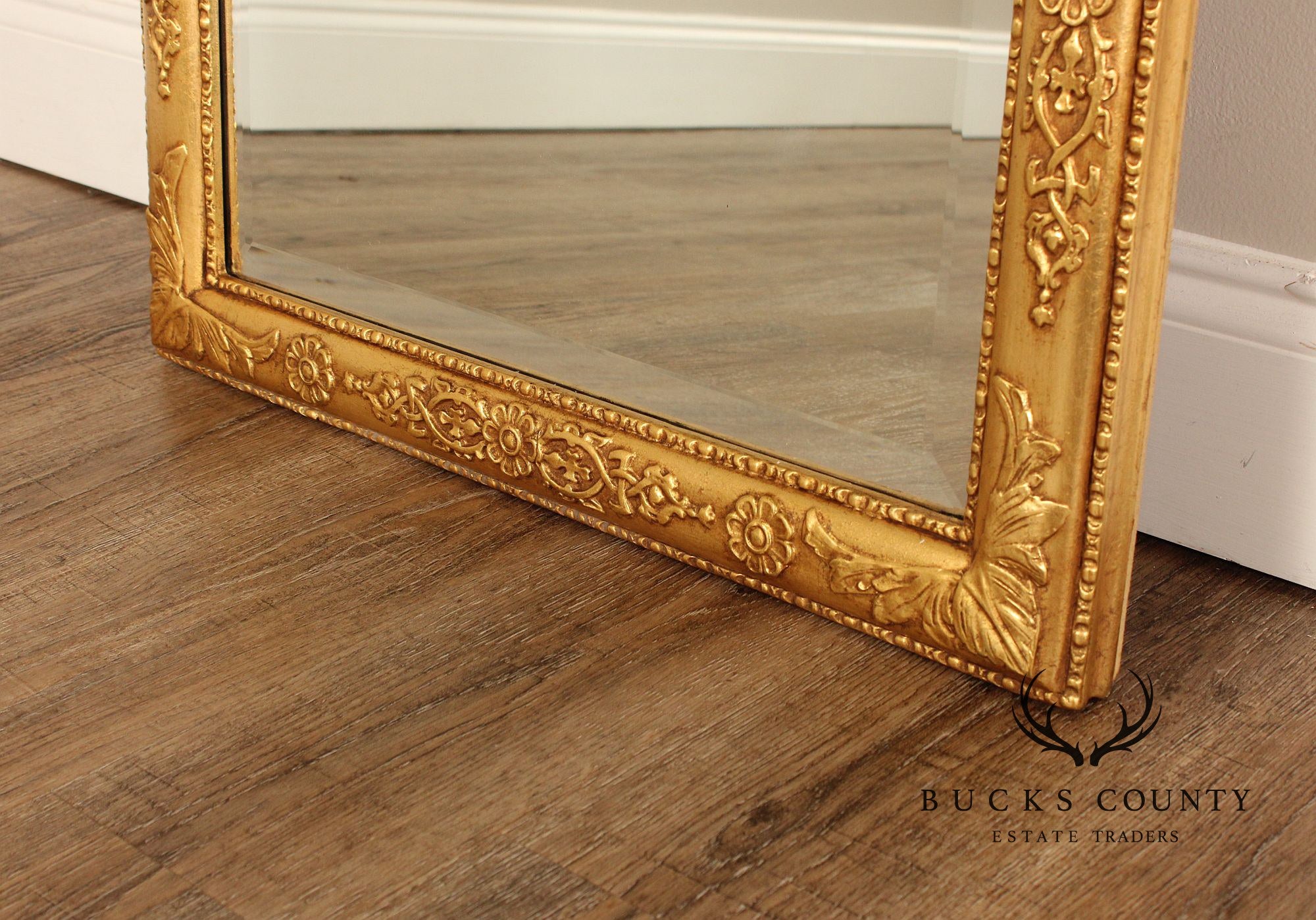 Chelsea House Pair of 'Carlton' Giltwood Wall Mirrors