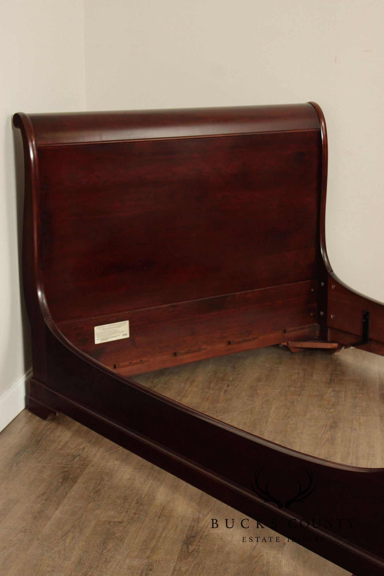 Stickley Marseilles Cherry Louis Philippe Style Queen Sleigh Bed