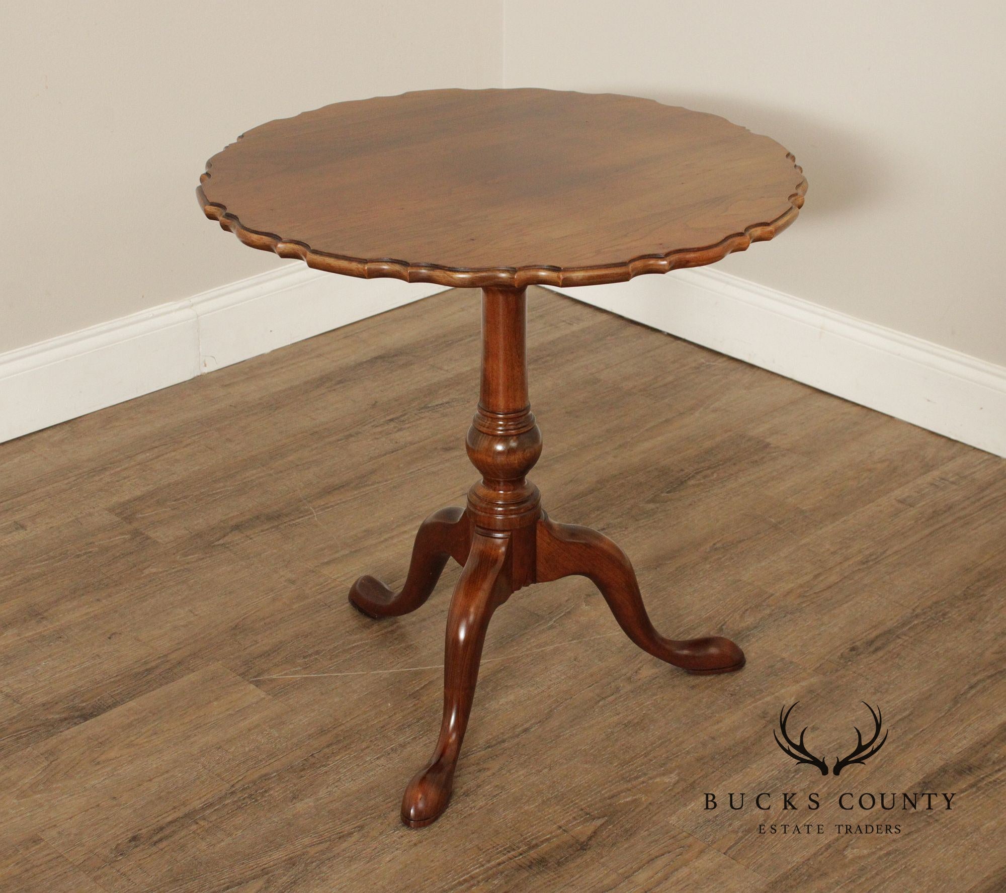 Stickley Cherry Pie Crust Tea Table