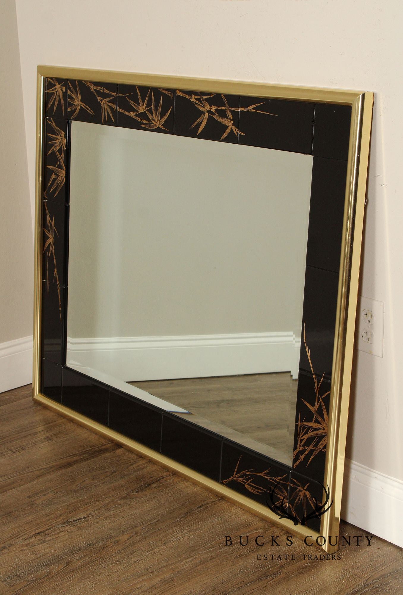 Autumn Guild Hollywood Regency Chinoiserie Wall Mirror