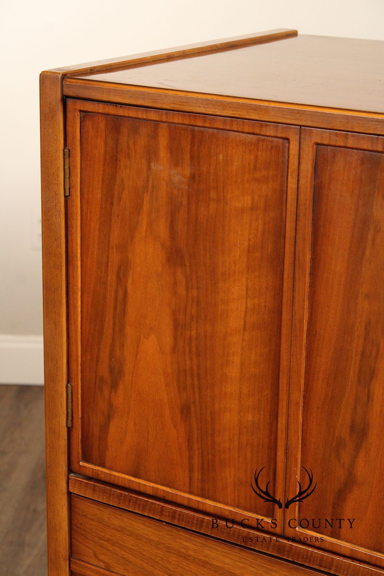 Mid Century Modern Walnut Tall Chest