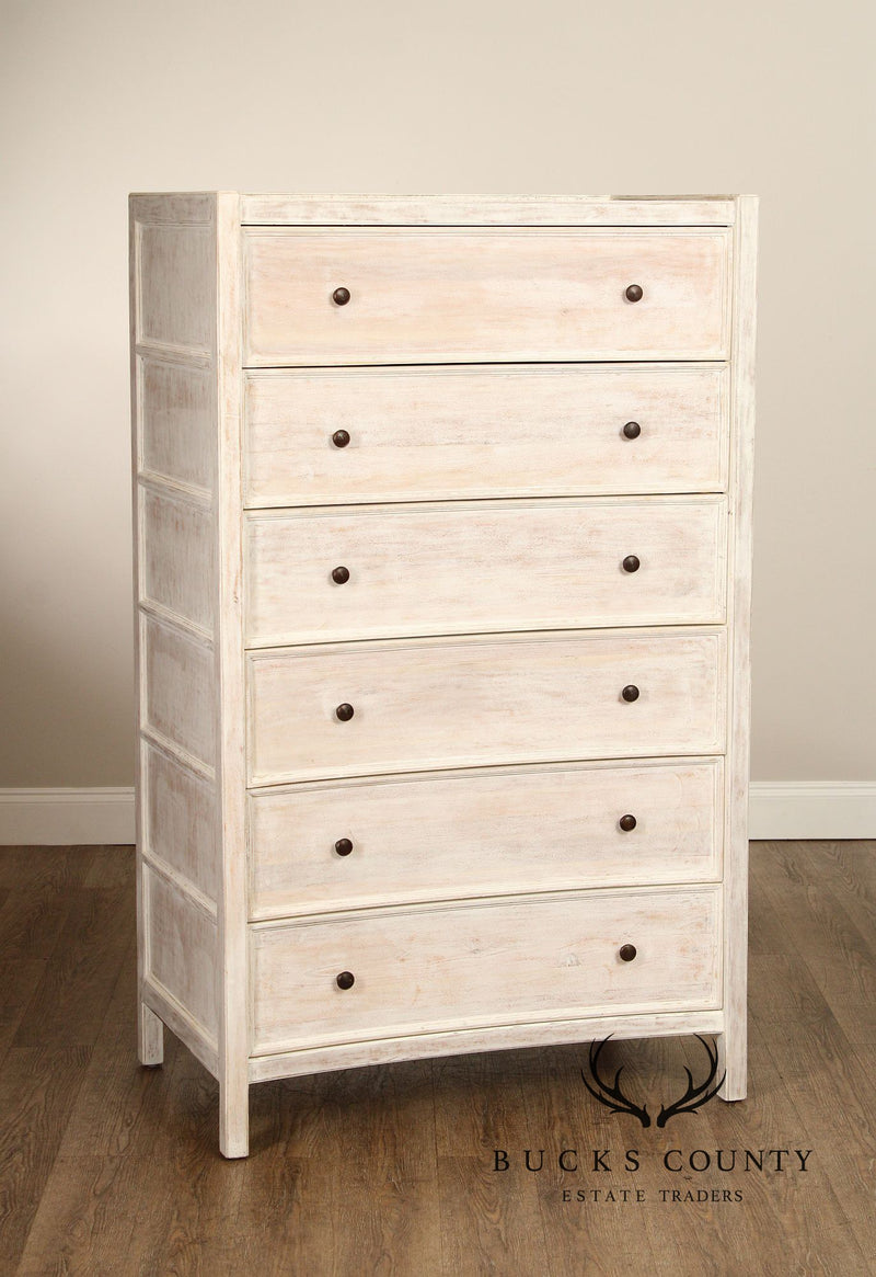 White Washed Six-Drawer Chest
