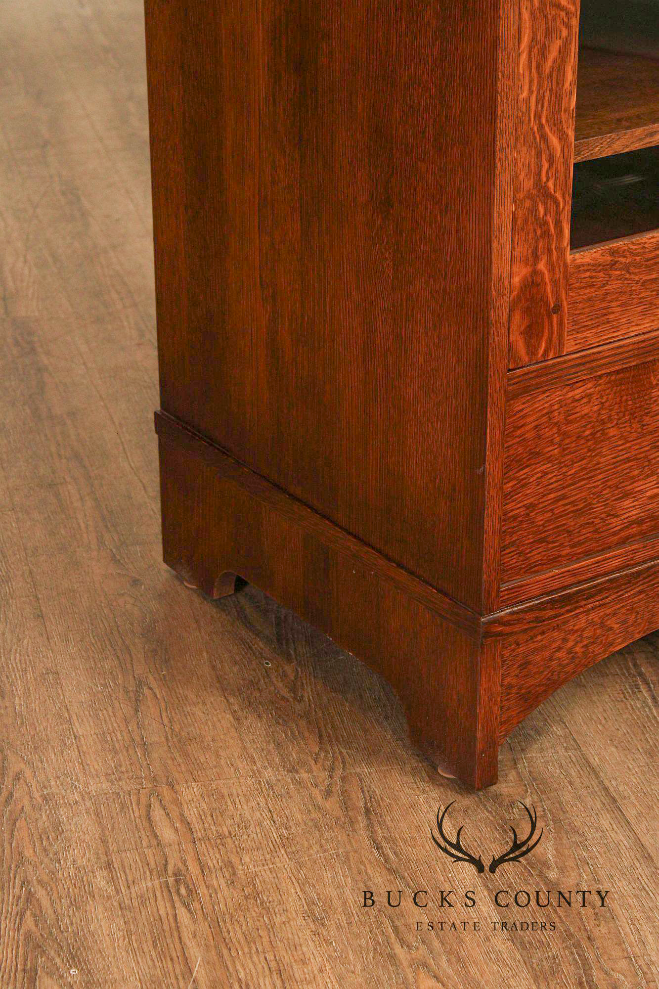 Stickley Mission Collection Oak Single Door Media Cabinet