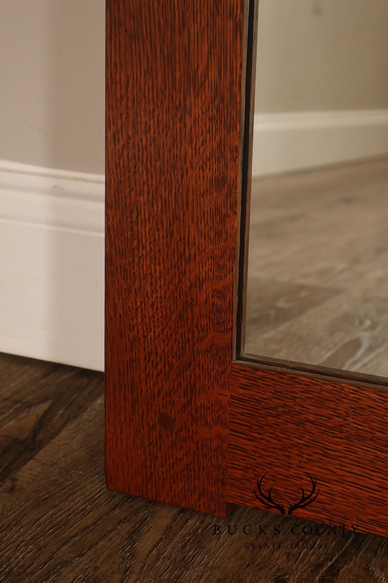 Stickley Mission Collection Oak Wall Mirror