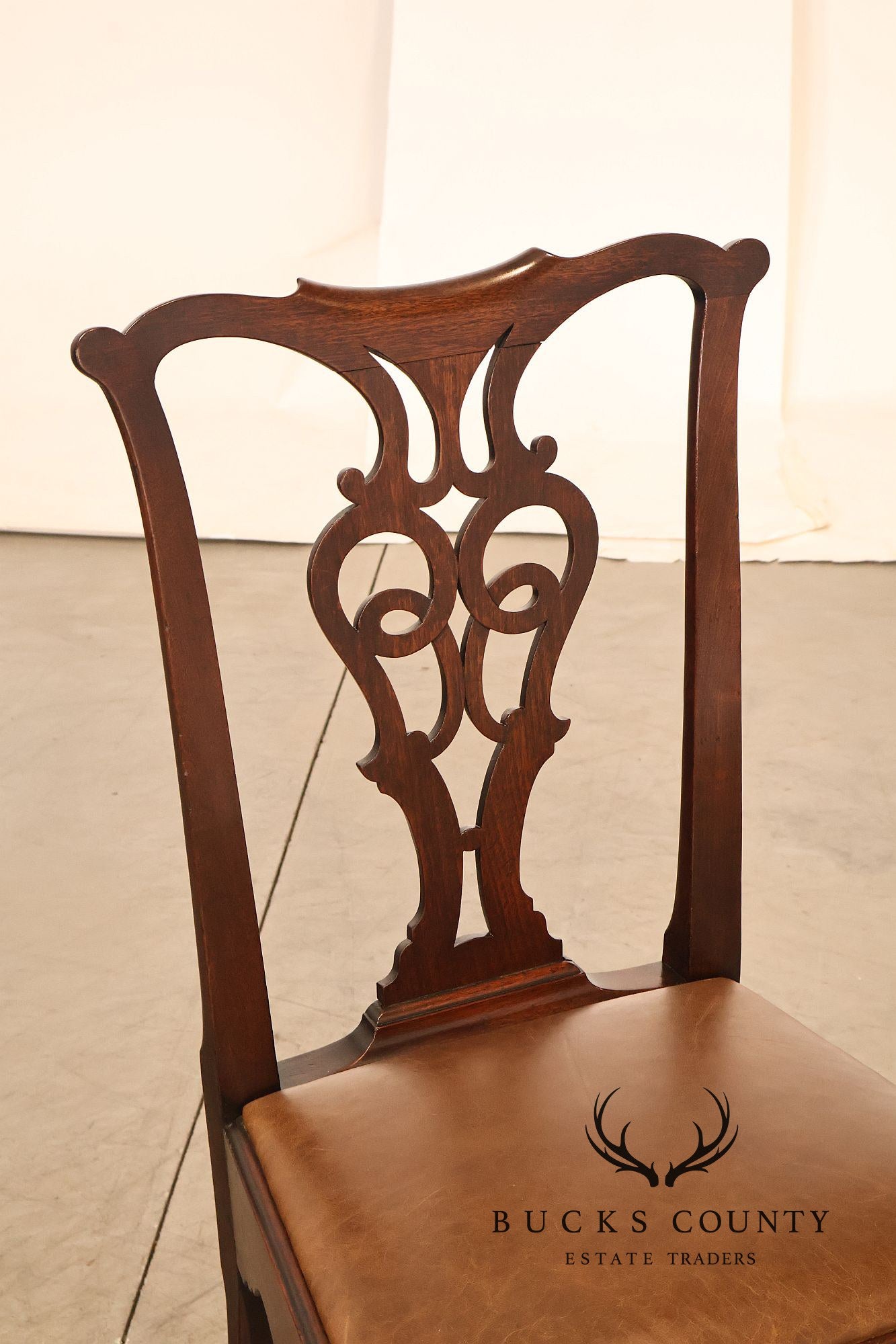Georgie III Style Antique Set of Six Mahogany Dining chairs
