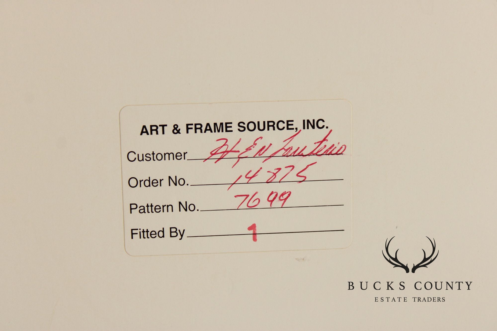 Marie Versailles Custom Framed Print, 'Invitation'