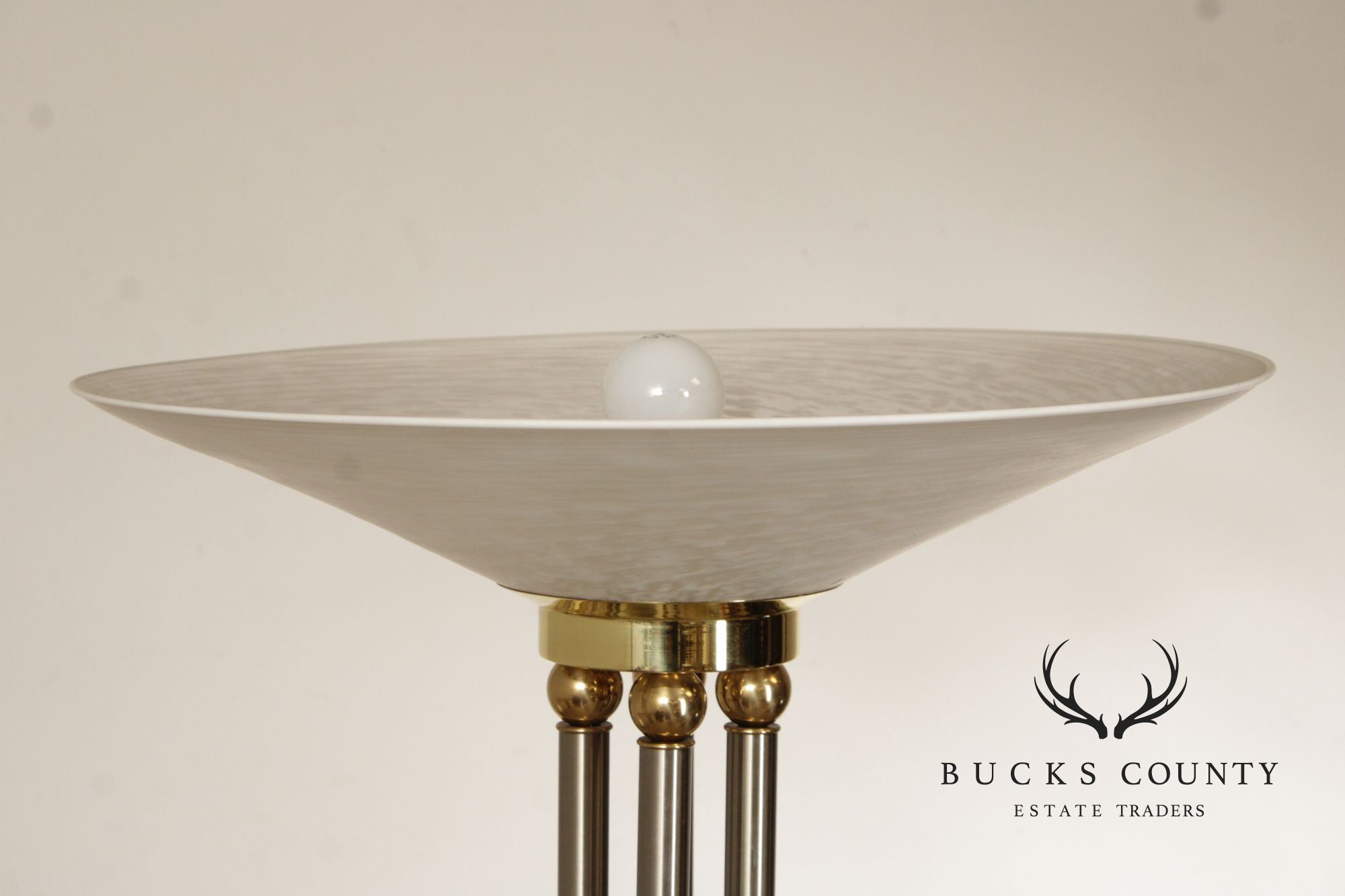 Relco Italian Modern Torchiere Floor Lamp