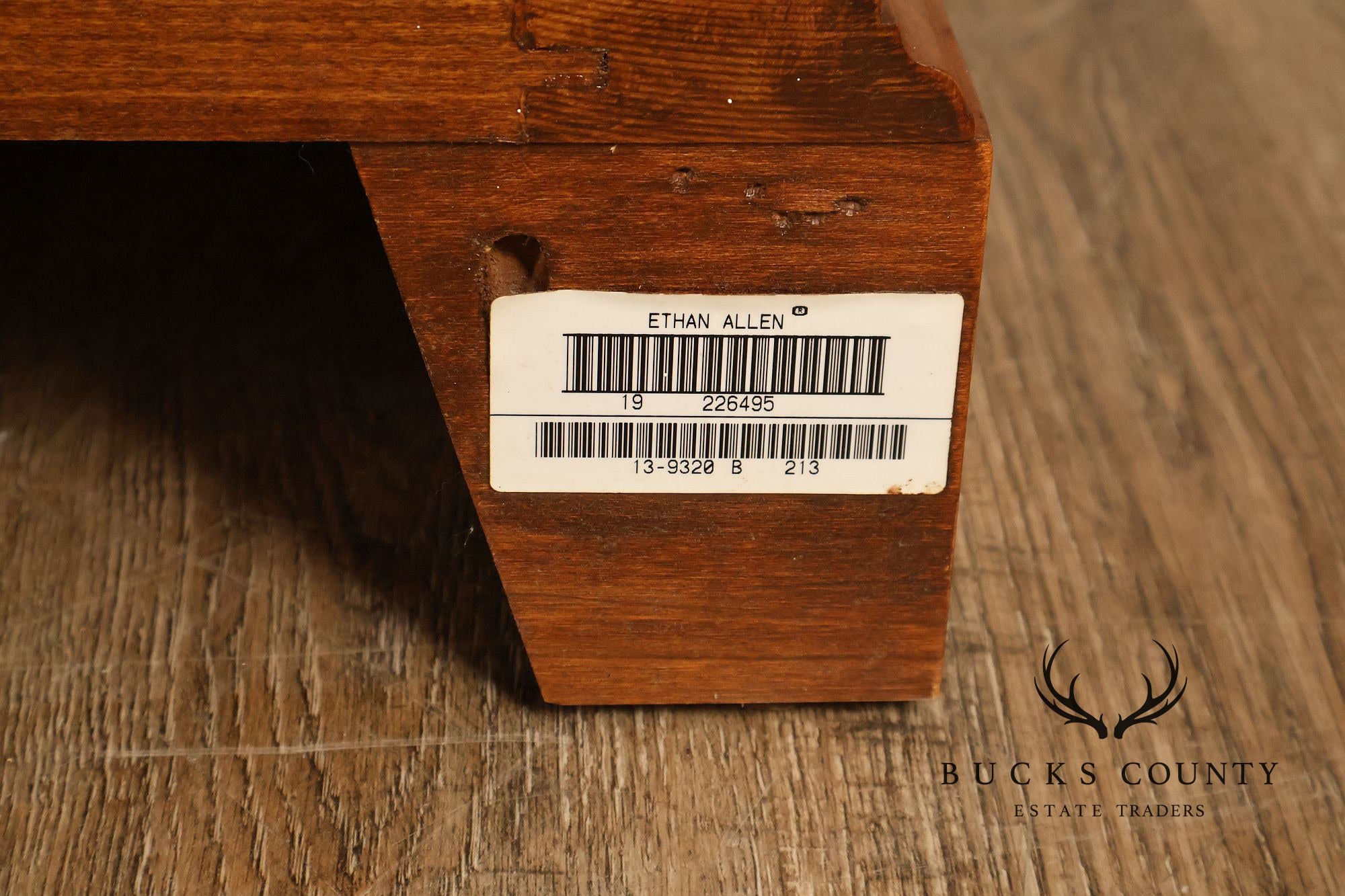 Ethan Allen 'Legacy' Maple Open Carved Library Bookcase