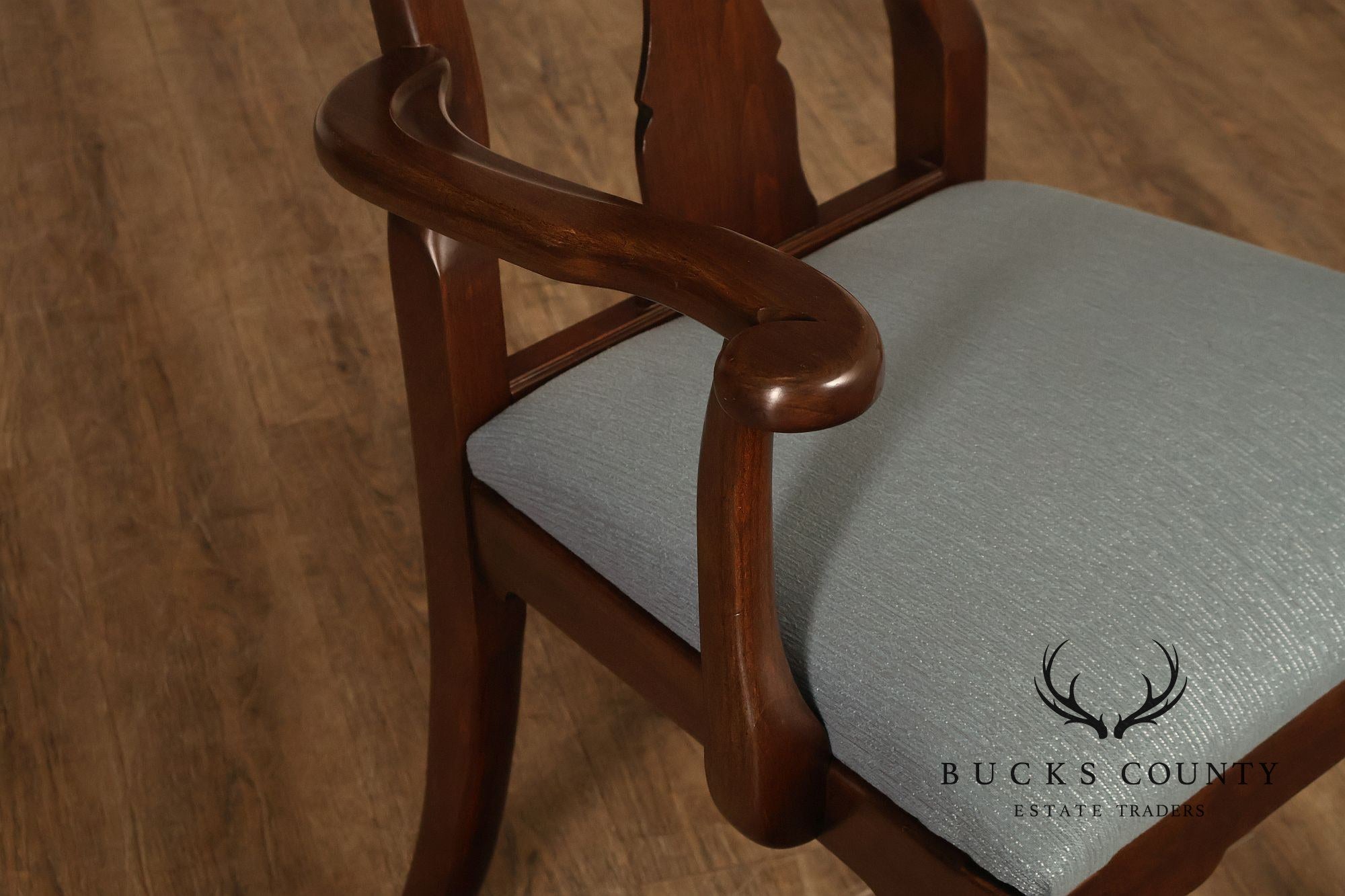 Ethan Allen Georgian Court Queen Anne Style Cherry Dining Armchair