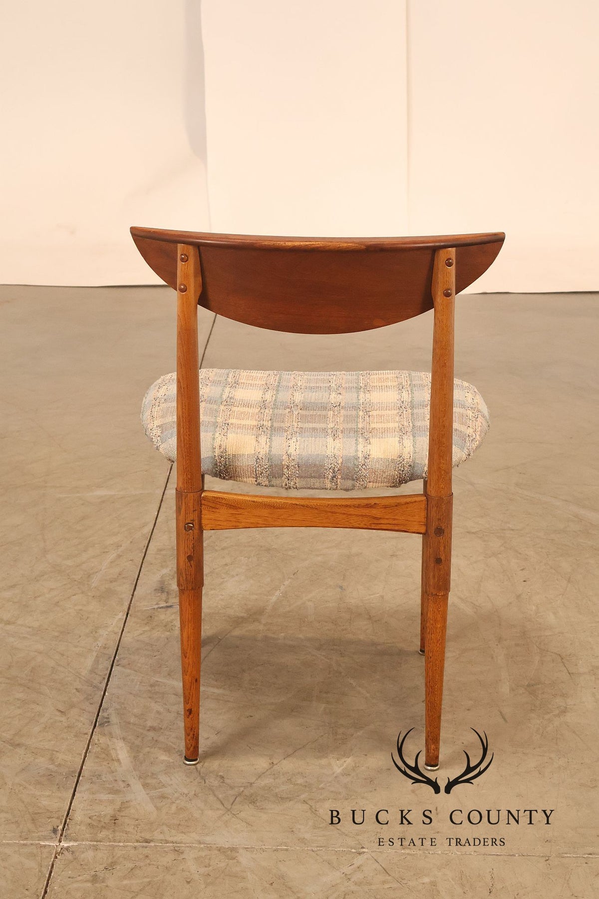 Lane Perception Mid Century Modern Walnut Side Chair