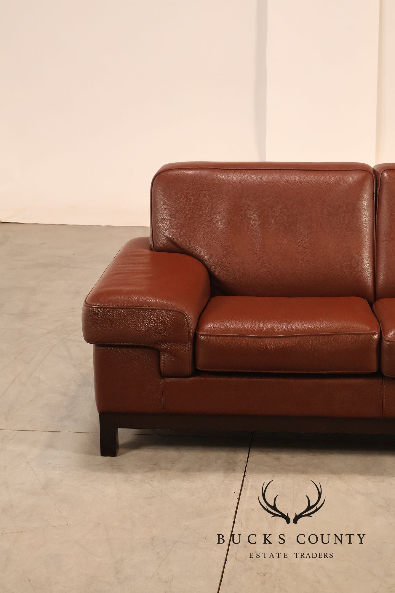 Formenti Italian Leather Loveseat