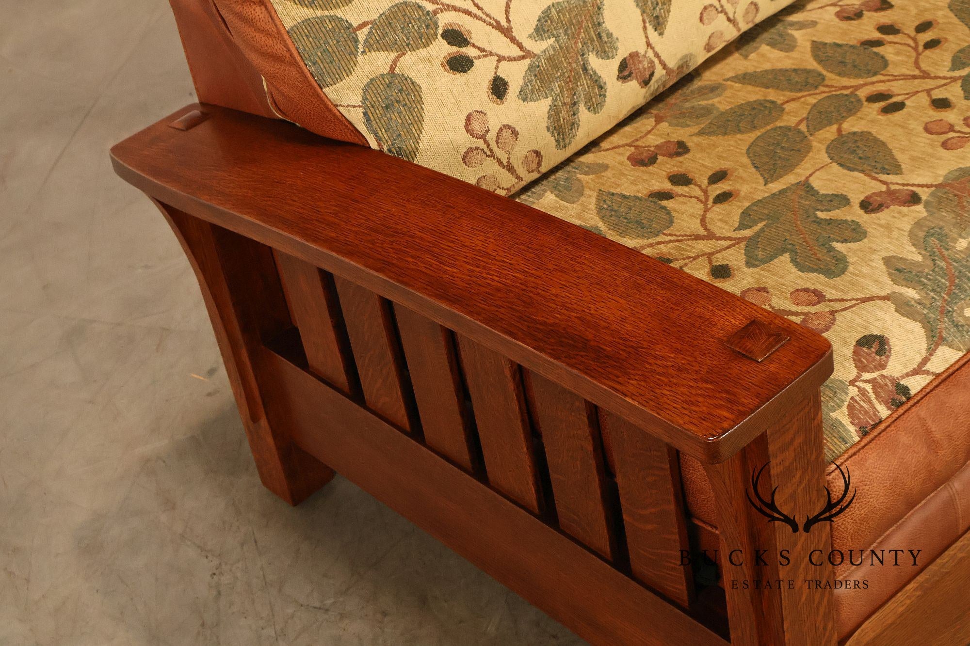 Stickley Mission Collection Oak Orchard Street Sofa