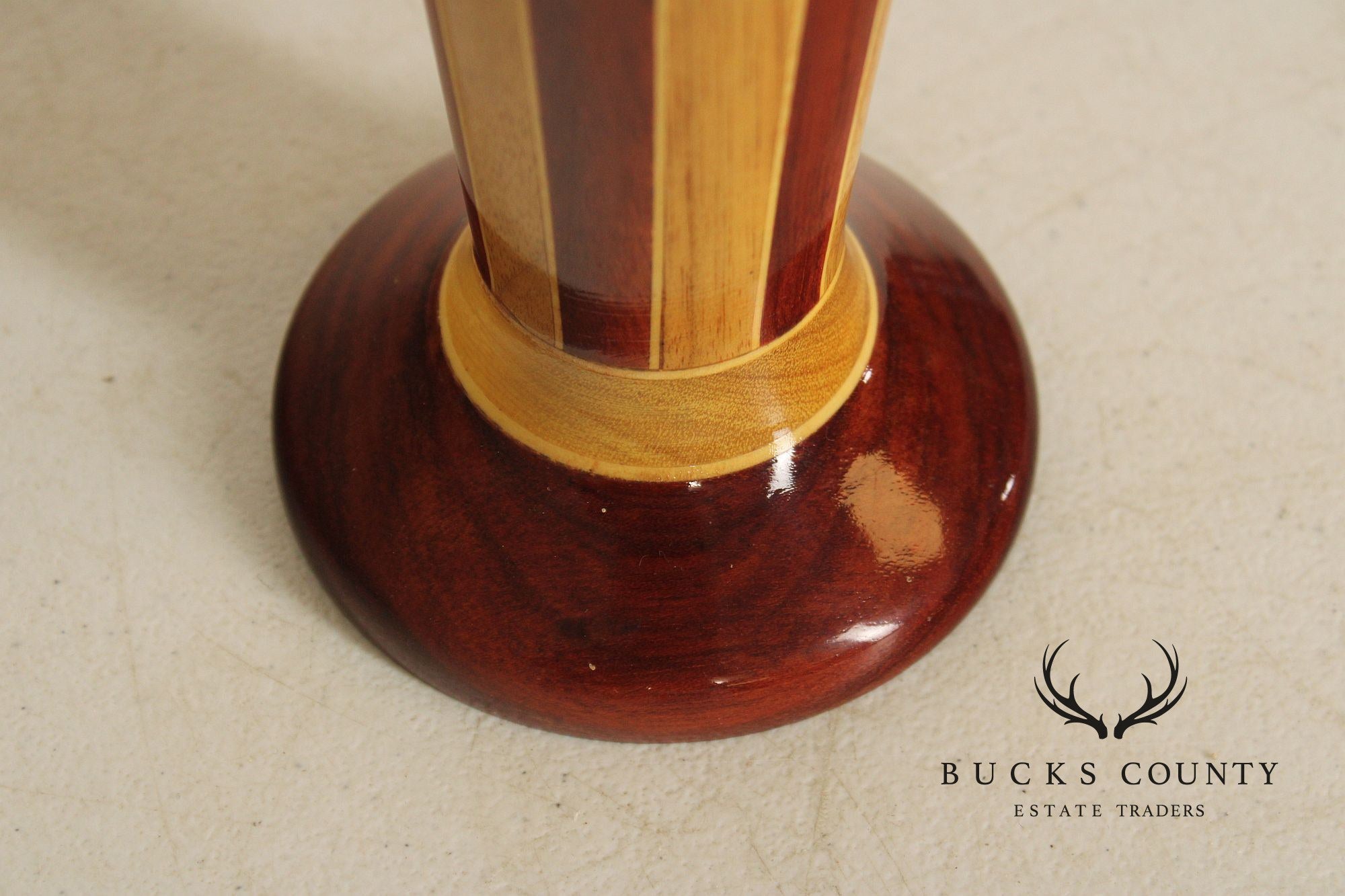 Philip M. Jacoby Set of Three Handcrafted Wood Vases