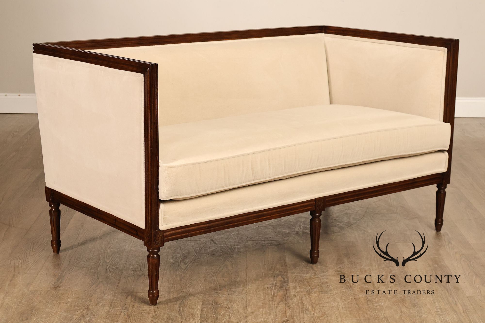 Edward Ferrell French Louis XVI Style Loveseat Sofa