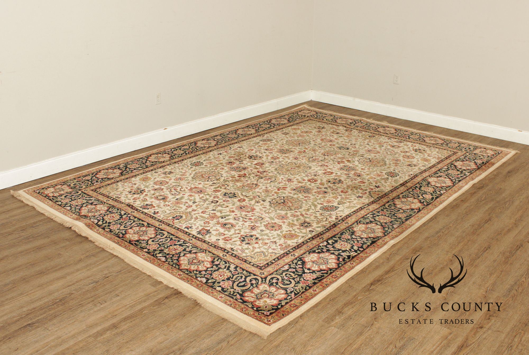 Karastan Indo-Kerman Wool Area Rug 8'8" X 12'