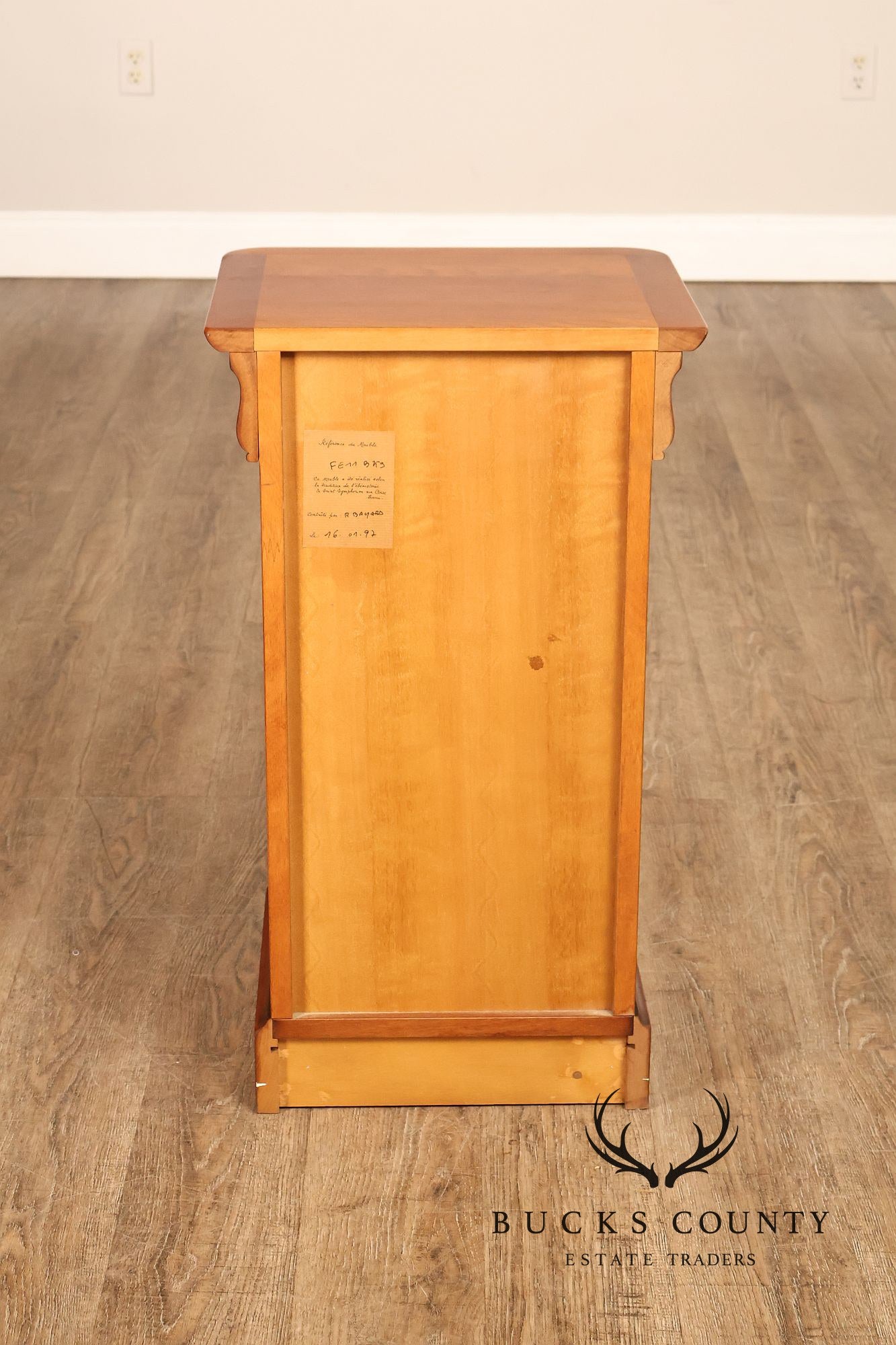 French  Louis Philippe Style Pair Of Cherry Nightstands