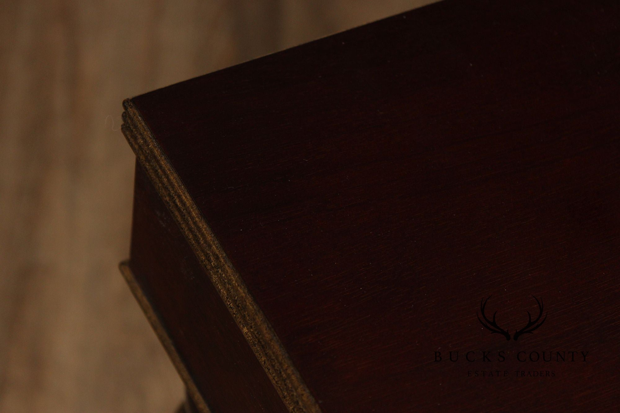 Barbara Barry For Baker Mahogany Long Console Table