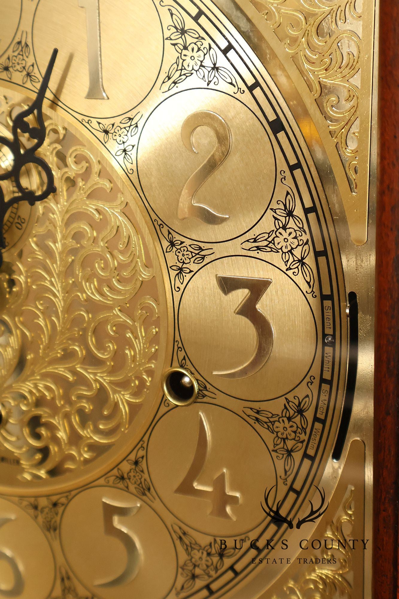 Howard Millar 3 Weight Pedalium Nautical Themed Grandfather Clock