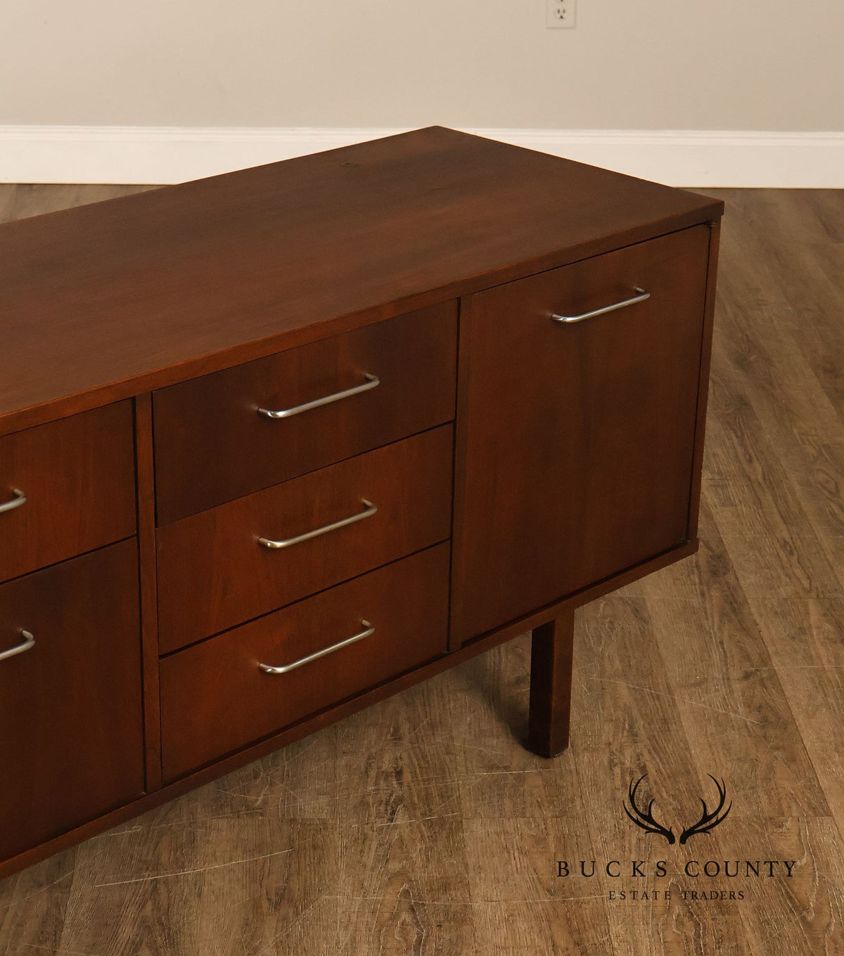 Mid Century Modern Walnut Credenza