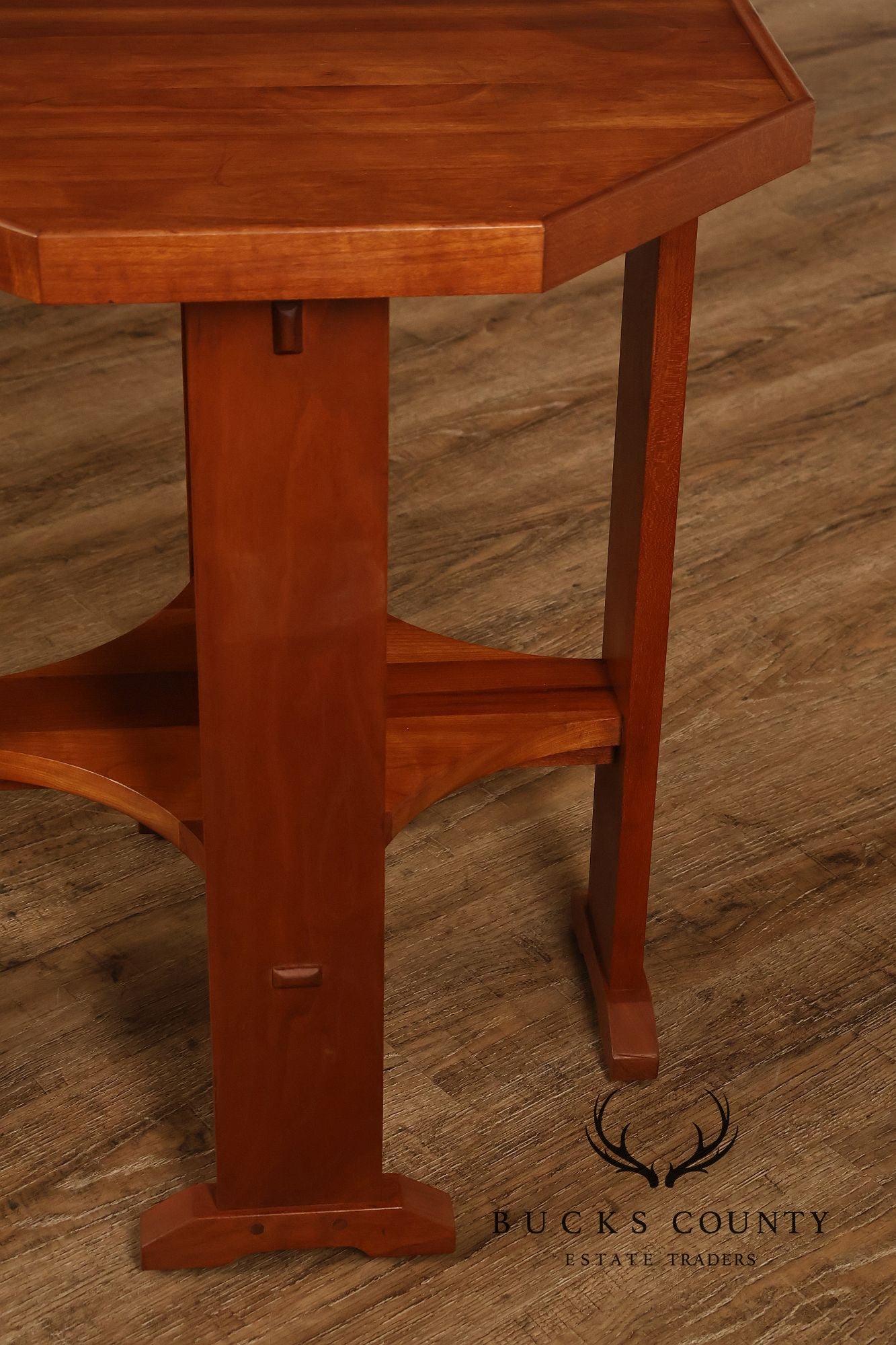 Stickley Mission Collection Cherry Octagonal Side Table