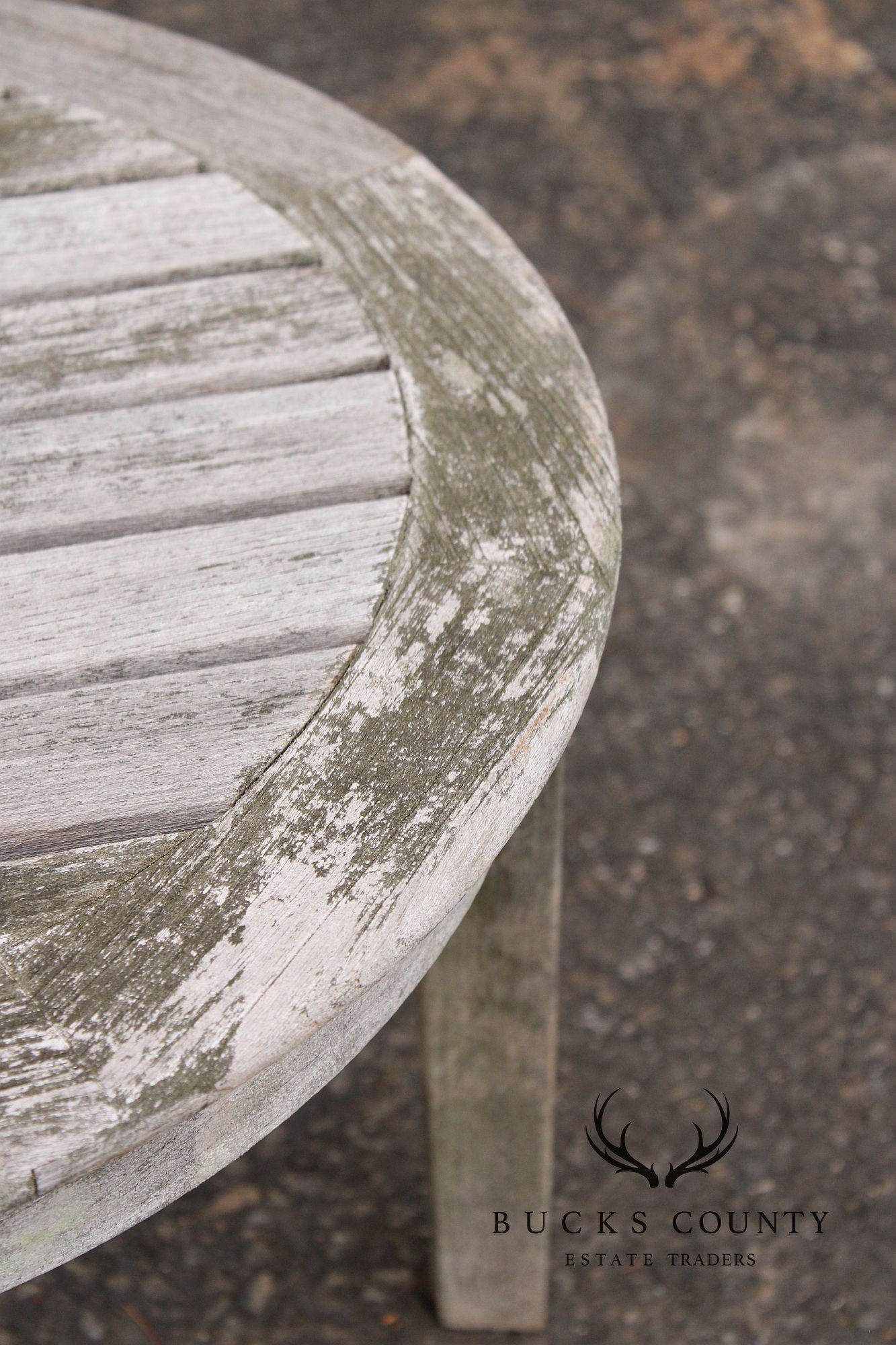 Gloster Outdoor Teak Round Side Table