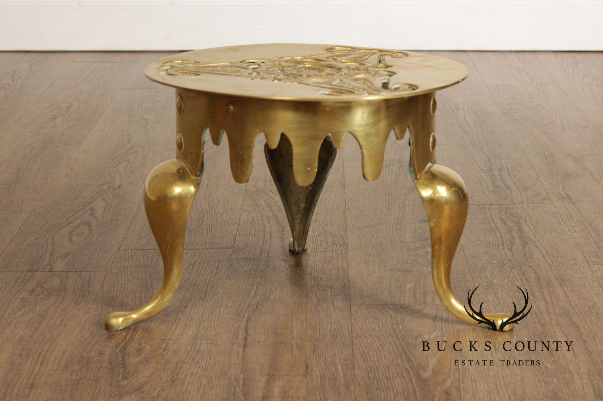 Vintage Brass Kettle Stand