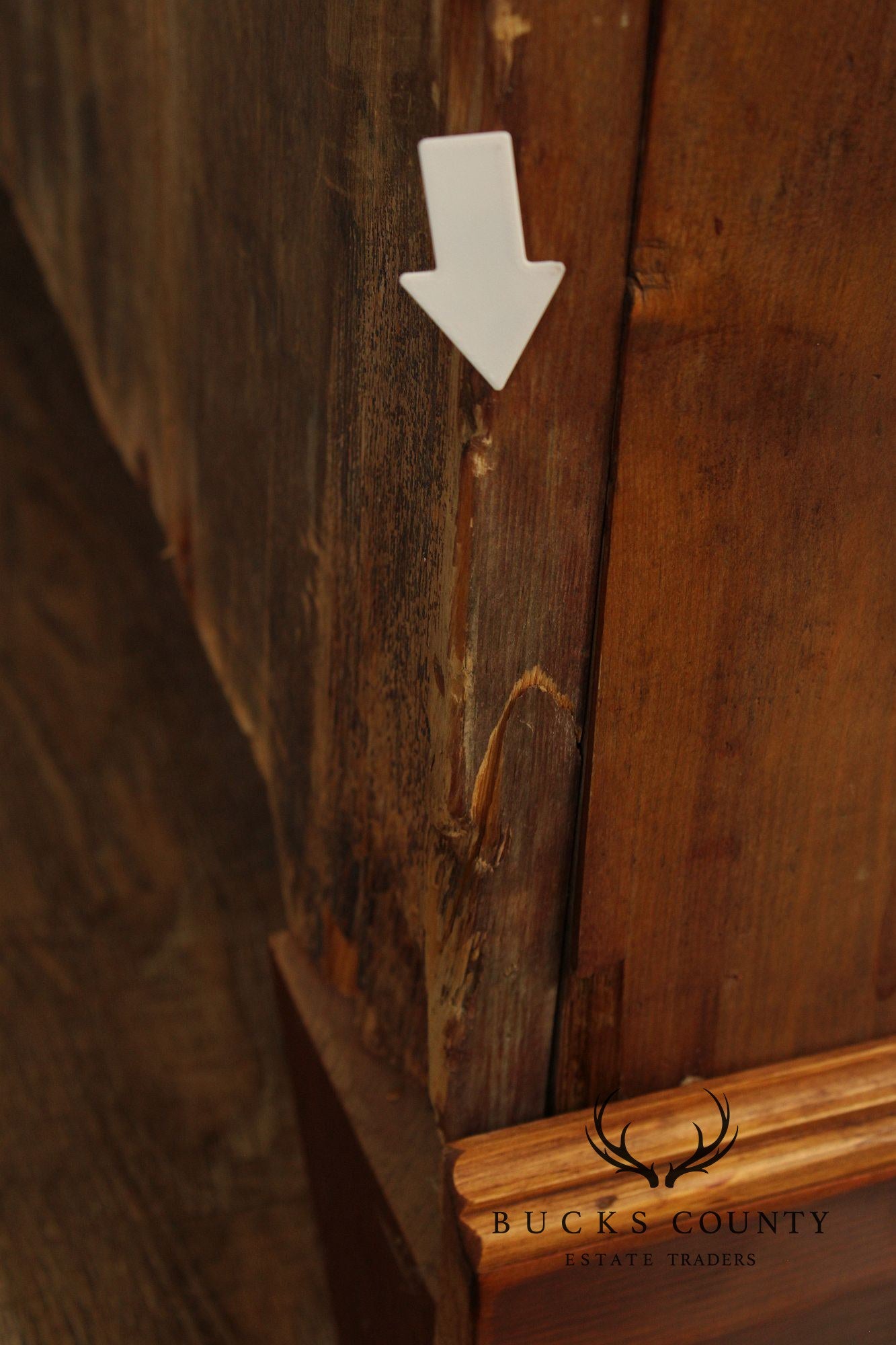 Antique American Primitive Pine Pantry Cupboard