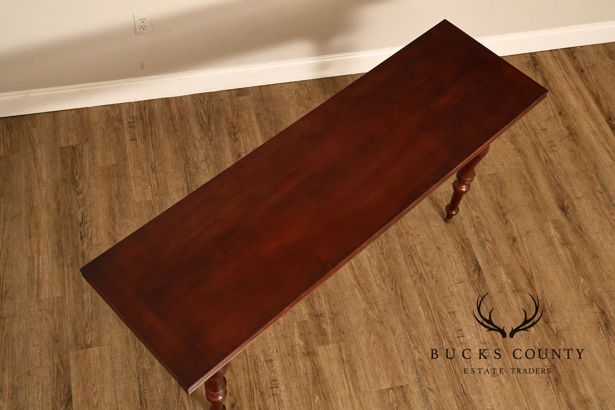 Ethan Allen British Classics Cherry Flip Top Console Dining Table