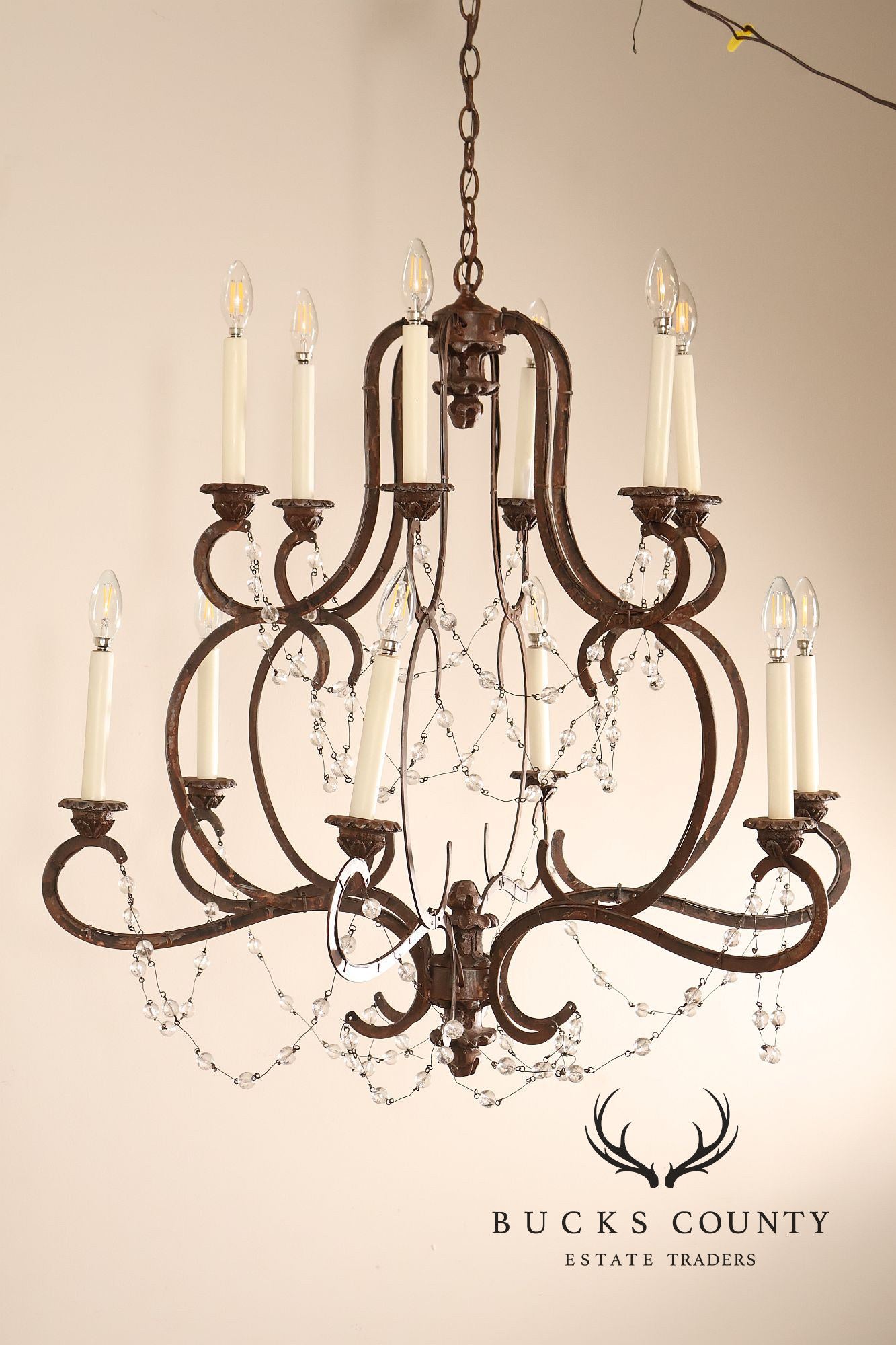 Niermann Weeks Avignon Iron Chandelier
