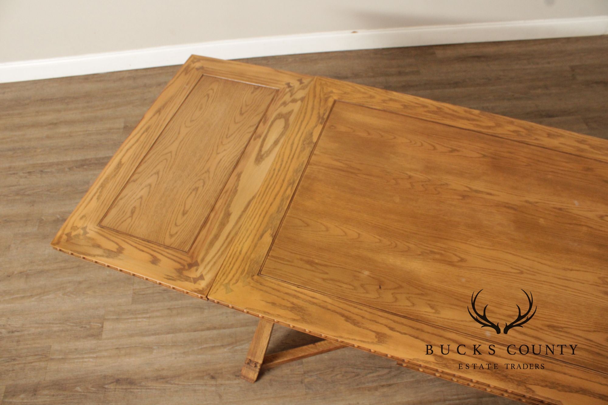 Romweber Viking Oak Draw-Leaf Dining Table
