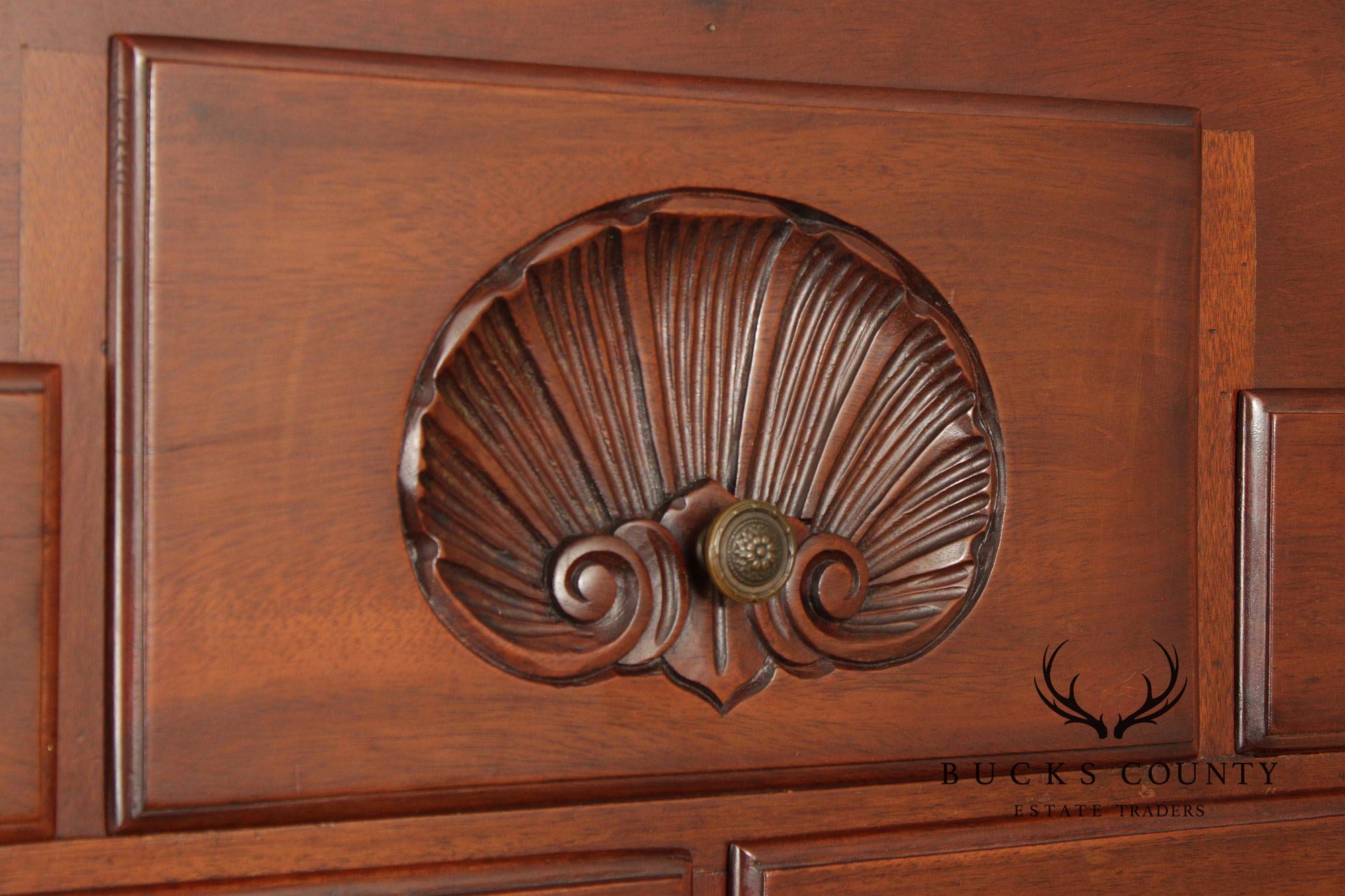 Feldenkrais Chippendale Style Mahogany Highboy Chest