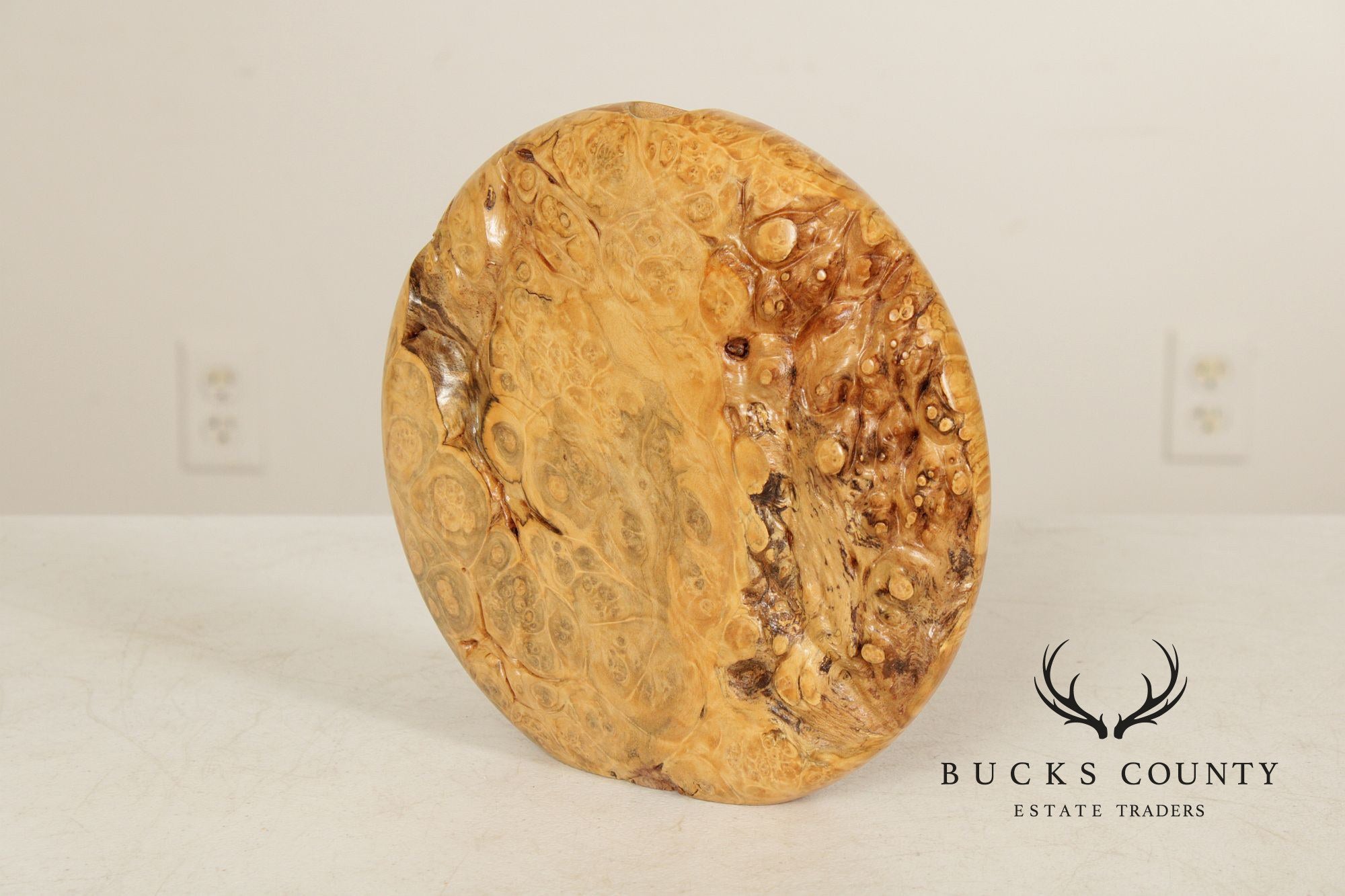 Warren Vienneau Studio Crafted Maple Burl Vase