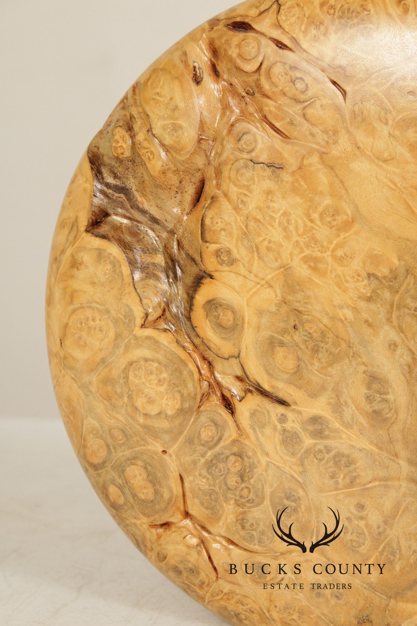 Warren Vienneau Studio Crafted Maple Burl Vase