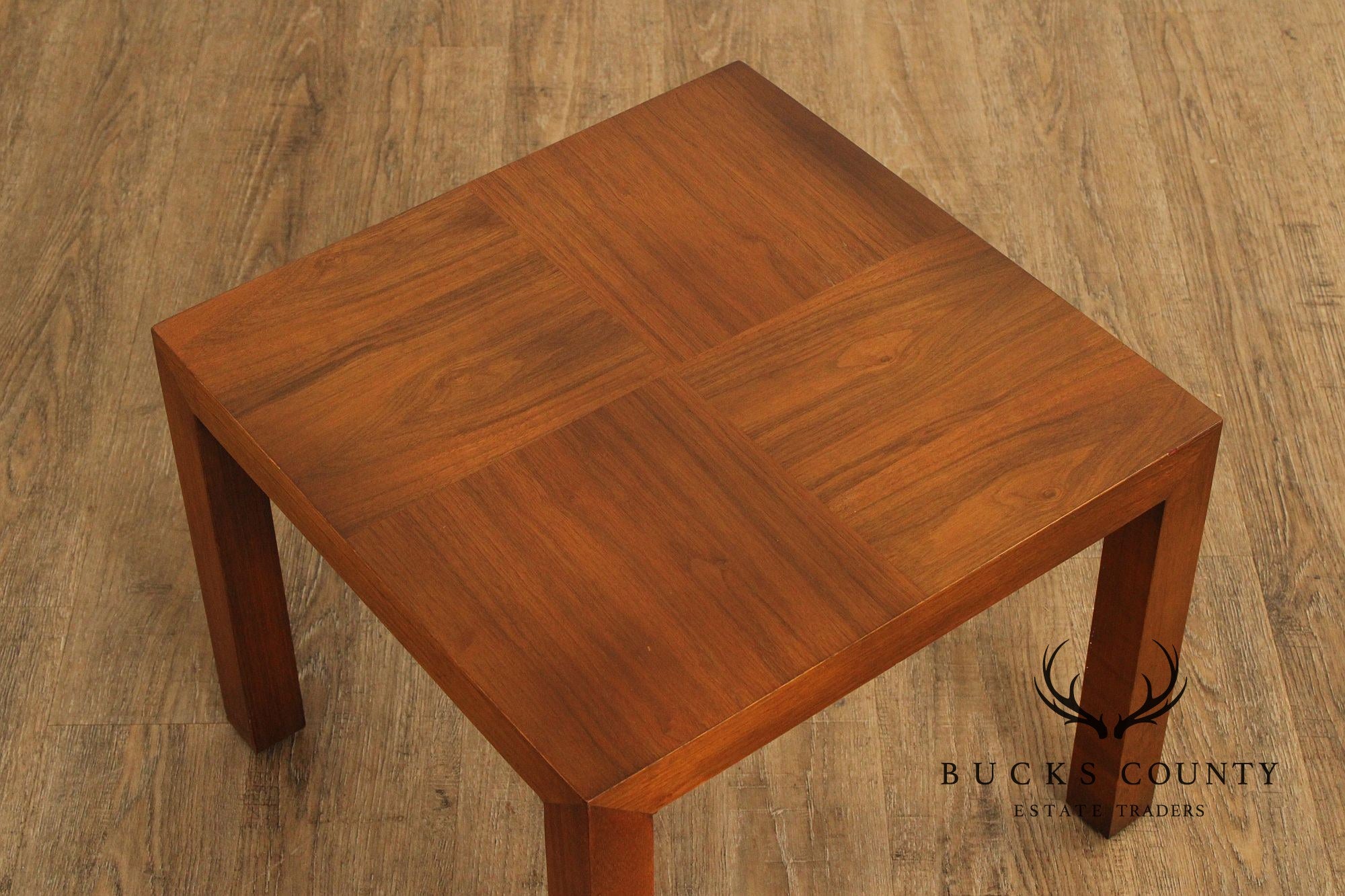 Lane Mid Century Modern Walnut Side Table