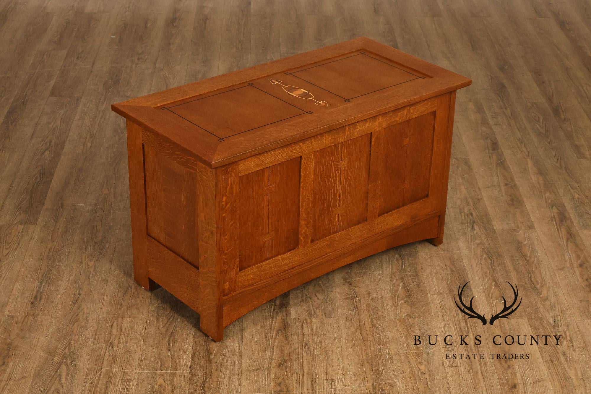 Stickley Harvey Ellis Mission Large Oak Blanket Chest