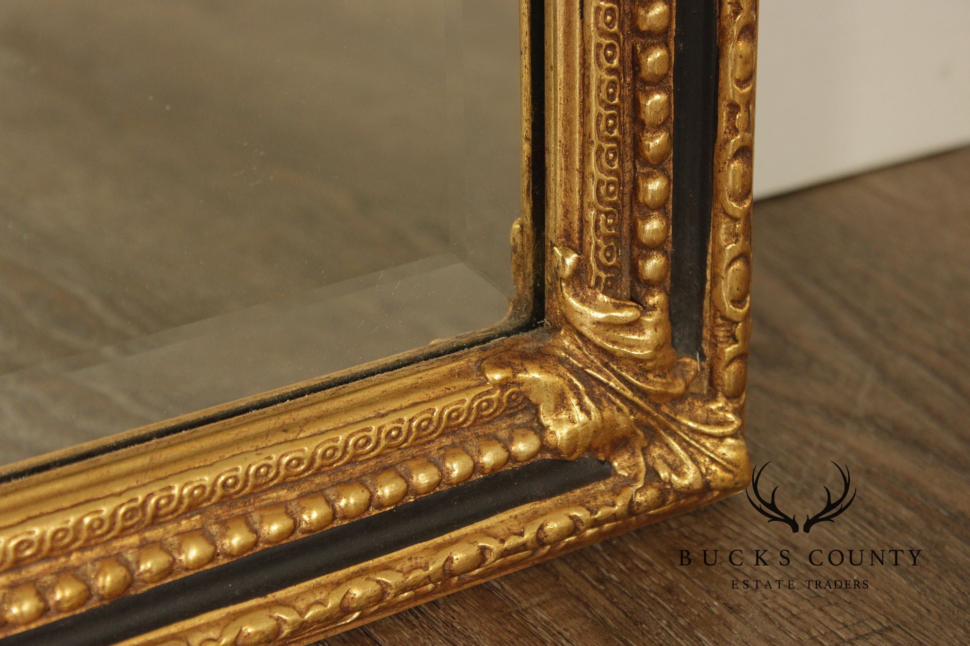 Friedman Brothers 'Malabar' Partial Gilt Frame Wall Mirror