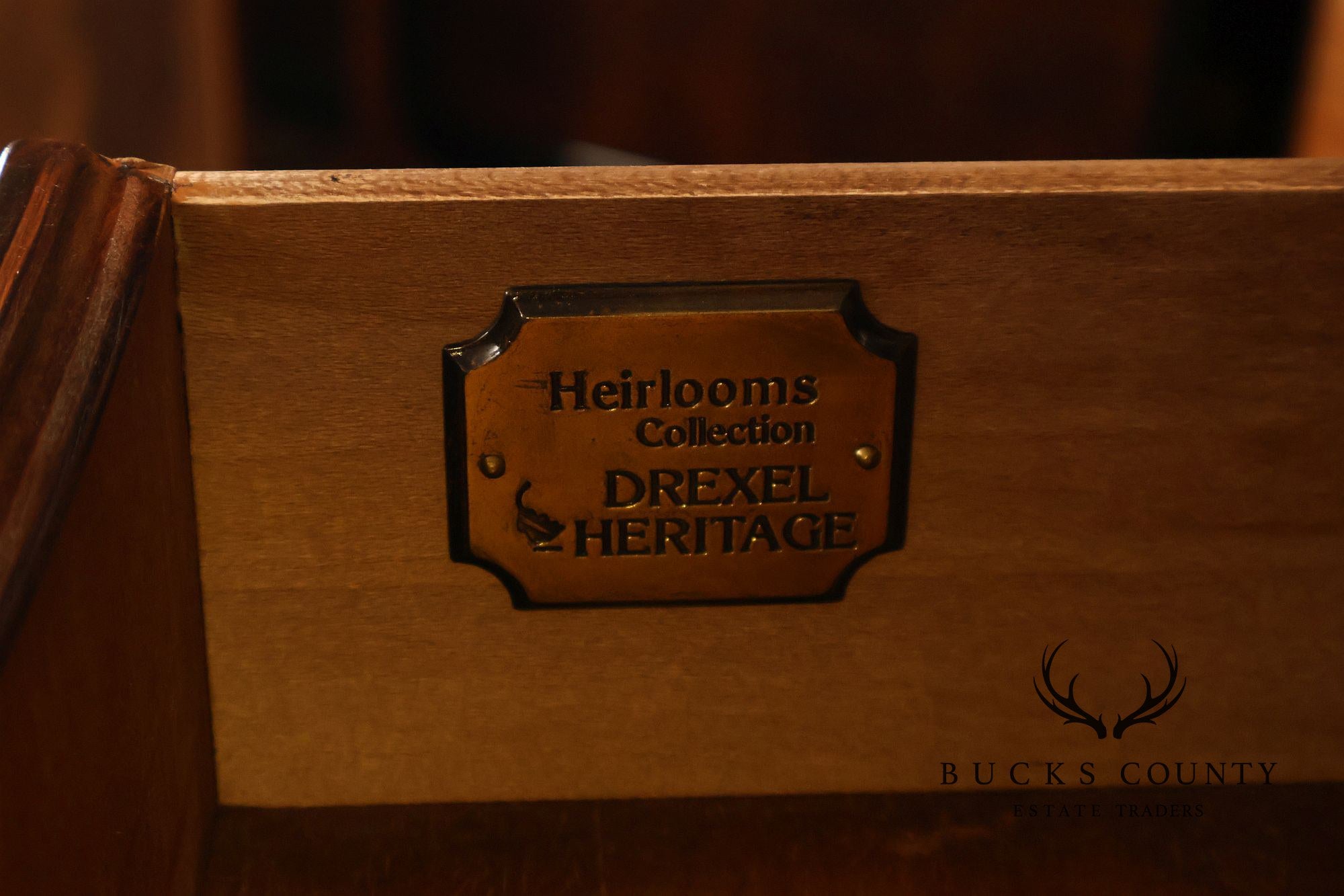 Drexel Heritage Heirlooms Collection Mahogany Tall Chest of Drawers