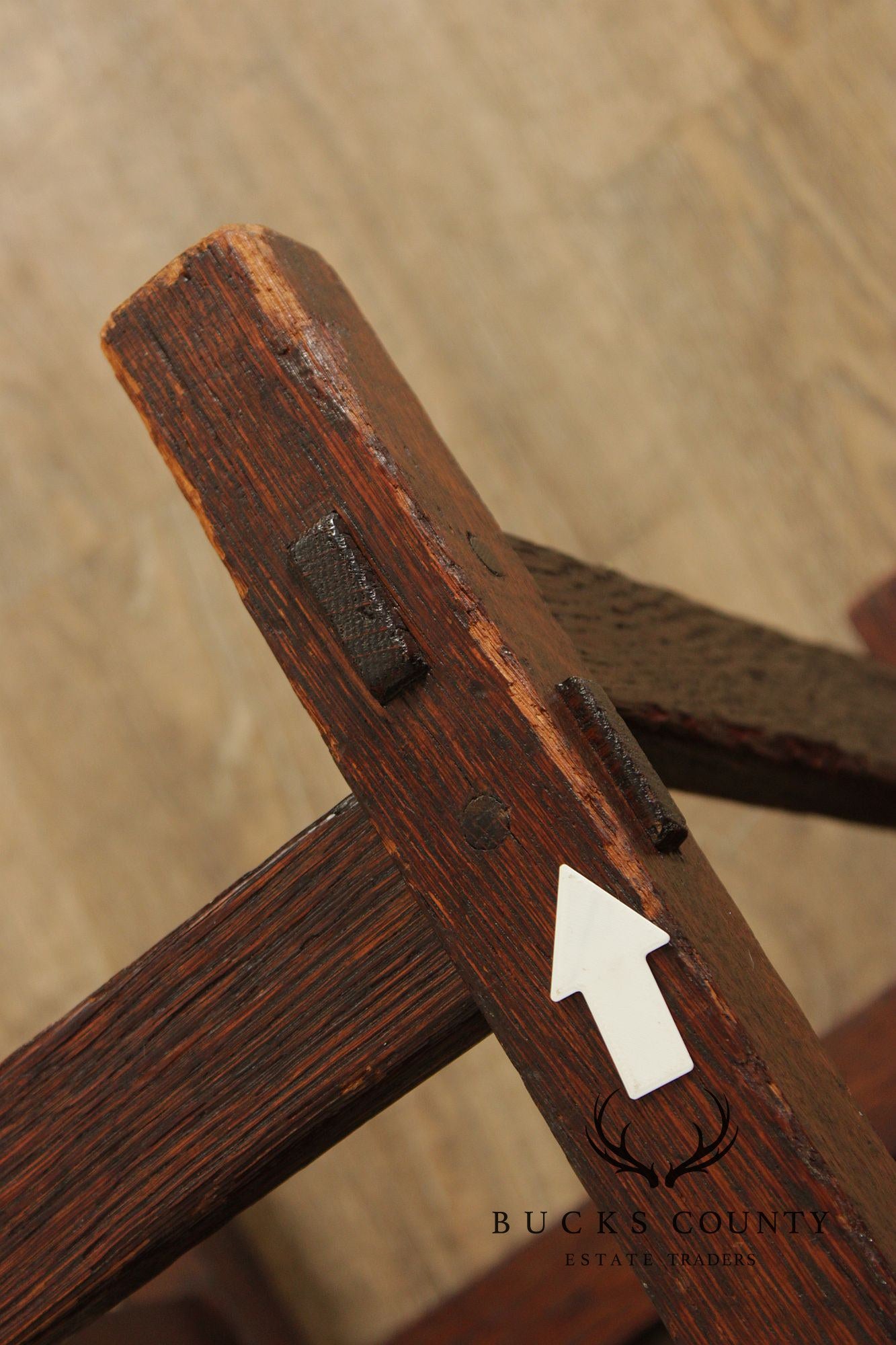 Antique Mission Oak Footstool